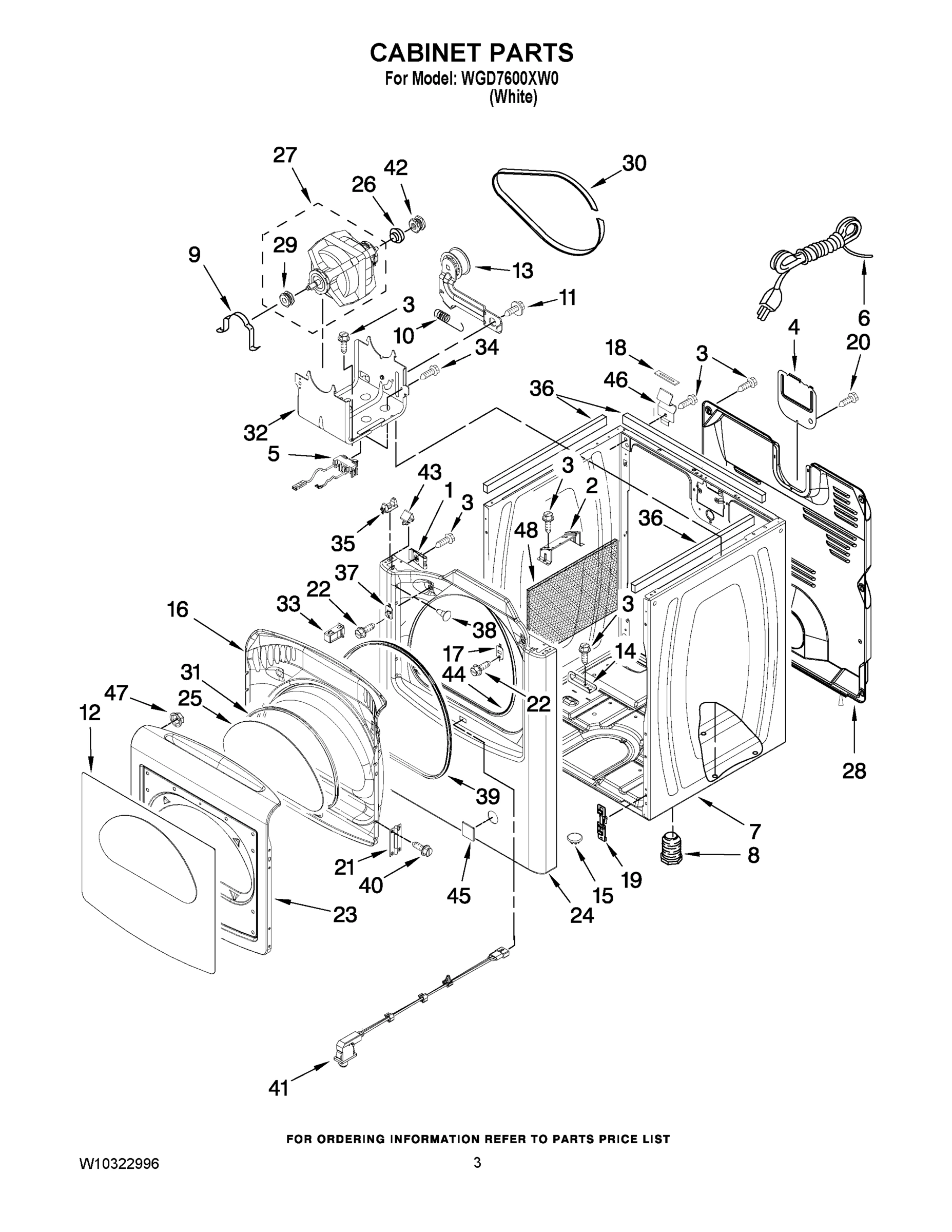 02 - CABINET PARTS