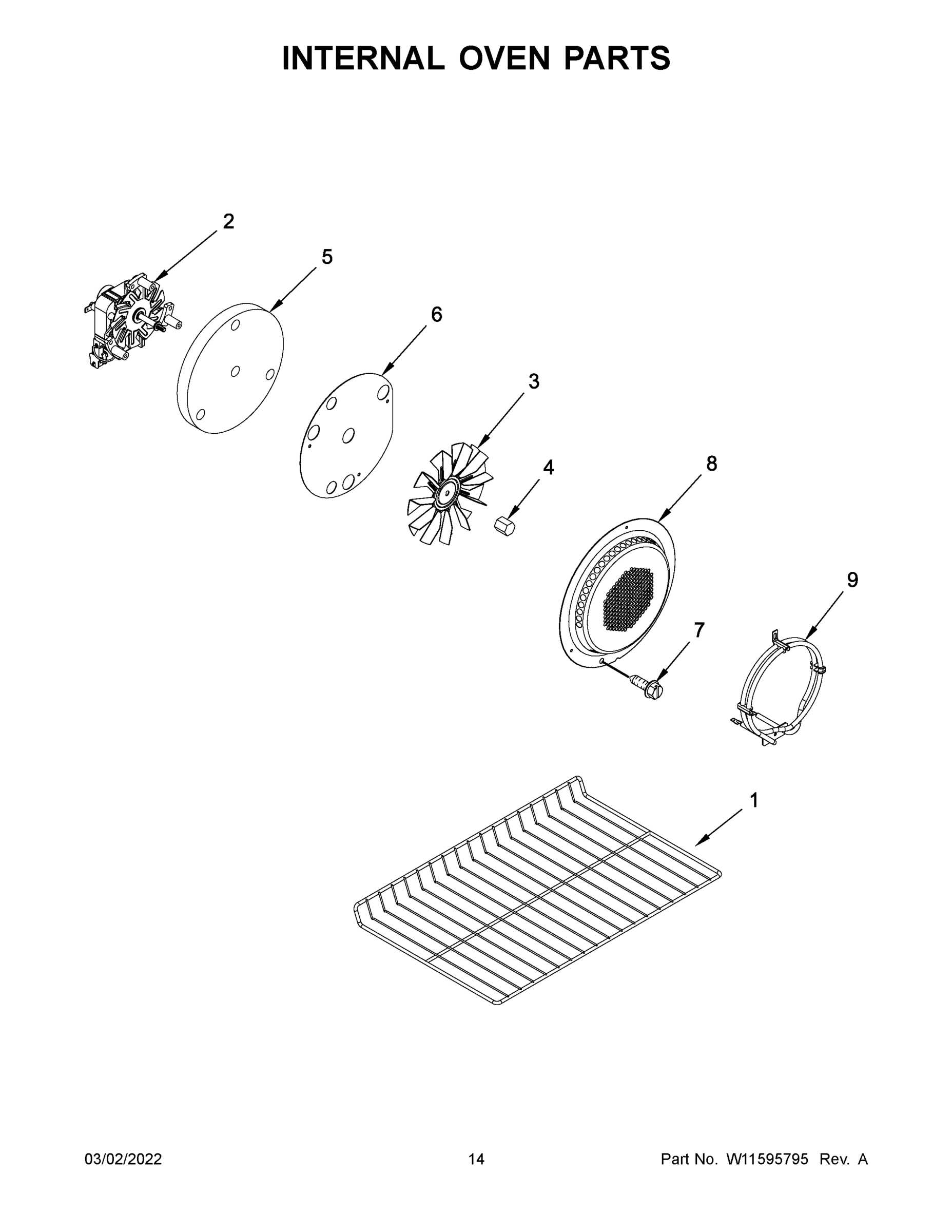 08 - INTERNAL OVEN PARTS
