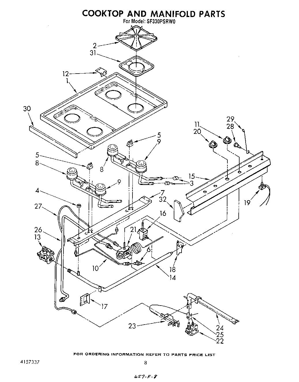 06 - COOKTOP AND MANIFOLD, LITERATURE AND OPTIONAL