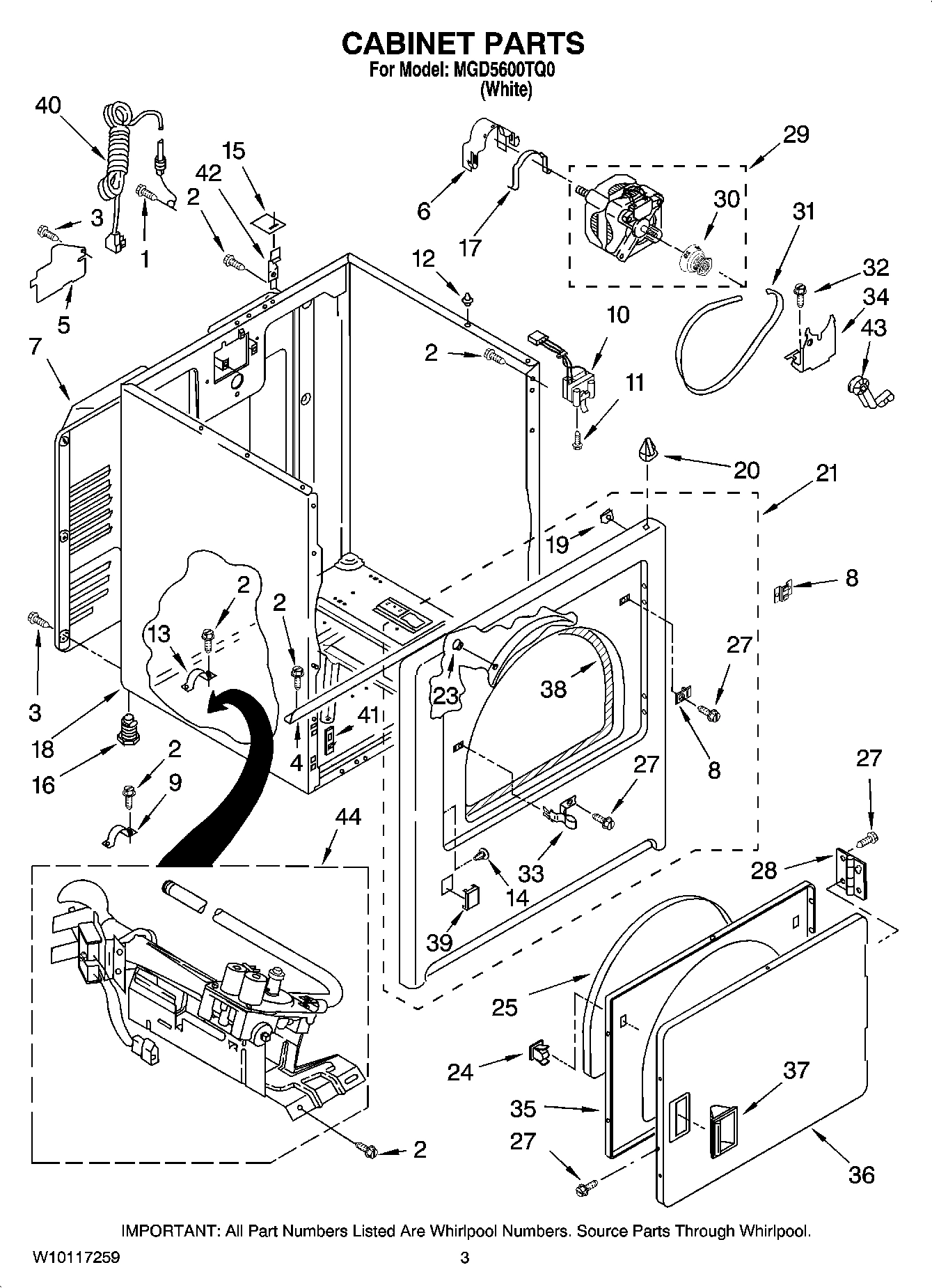 02 - CABINET PARTS