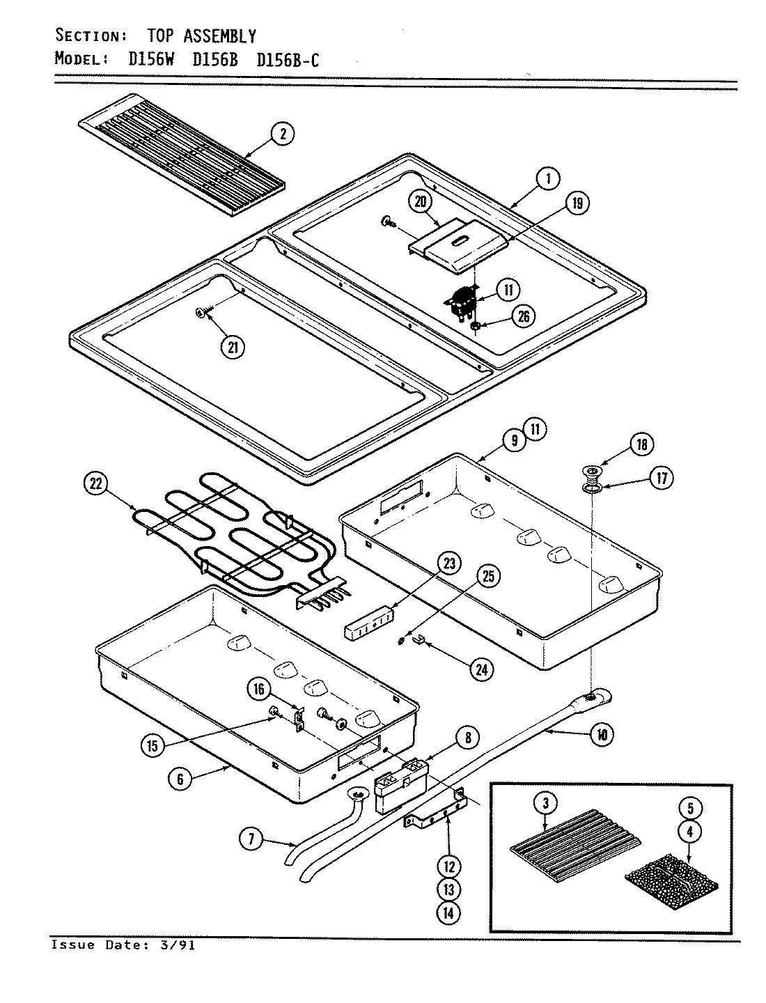 09 - TOP ASSEMBLY (D156B & D156W)