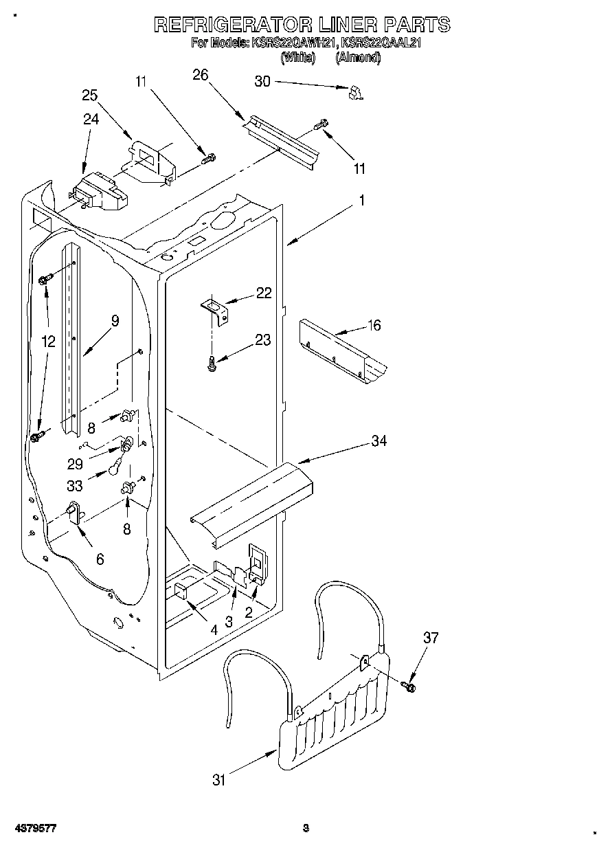02 - REFRIGERATOR LINER