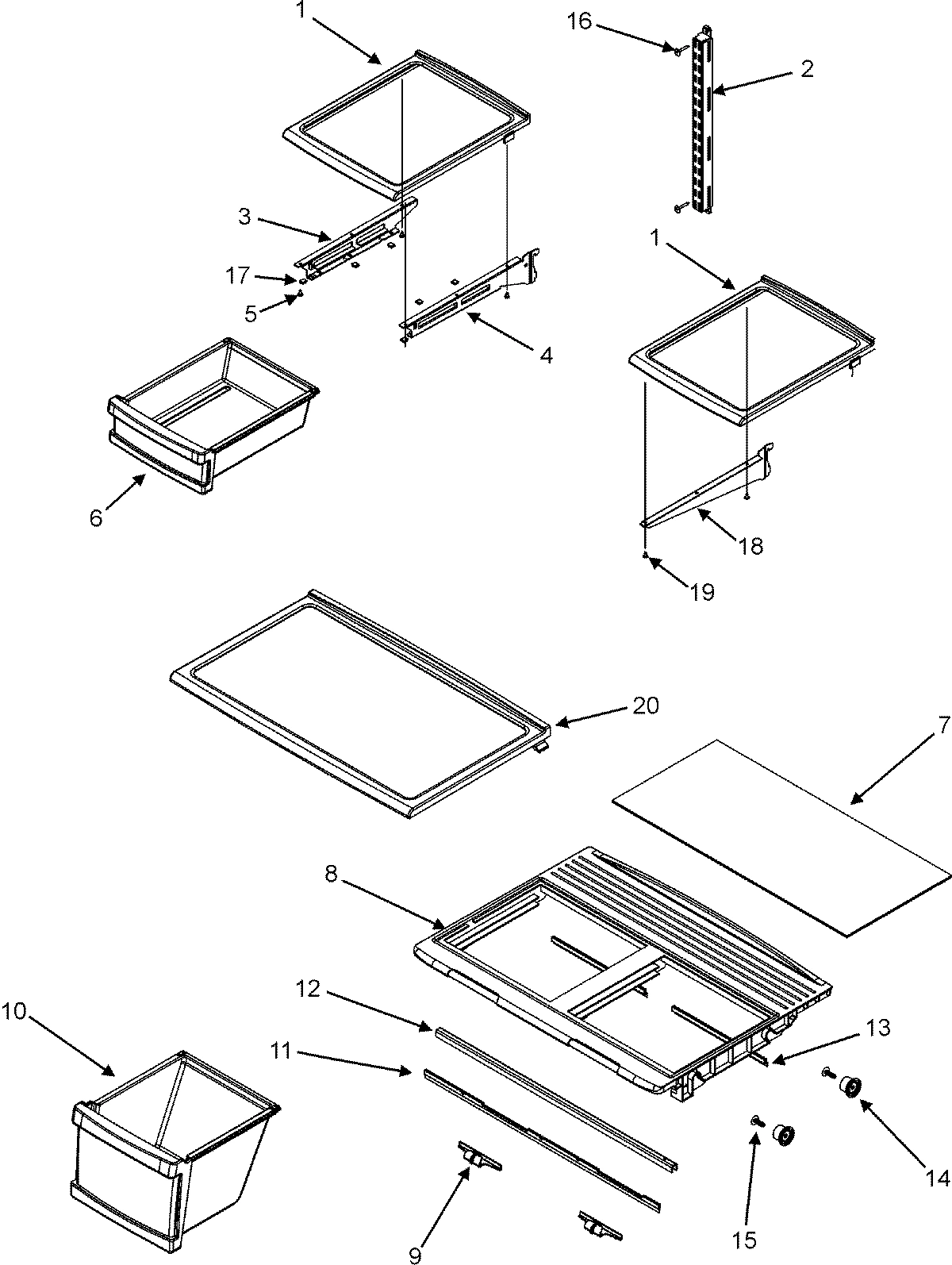 09 - SHELVES & ACCESSORIES (MTB189BARW)