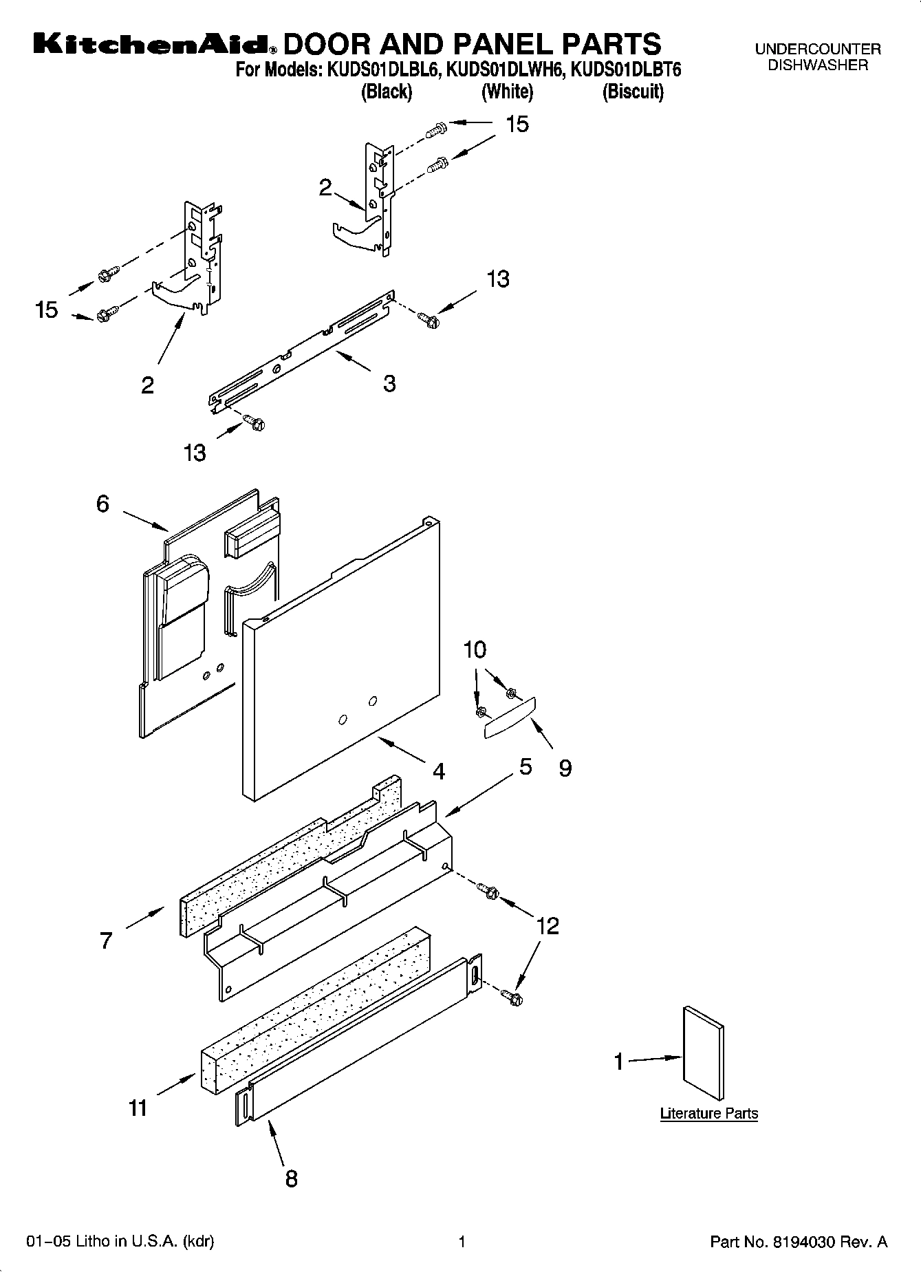 01 - DOOR AND PANEL PARTS