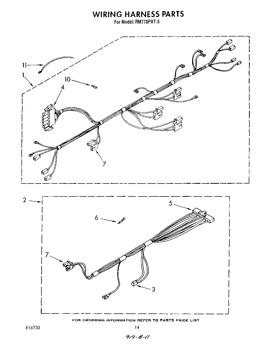 10 - WIRING HARNESS , LITERATURE AND OPTIONAL