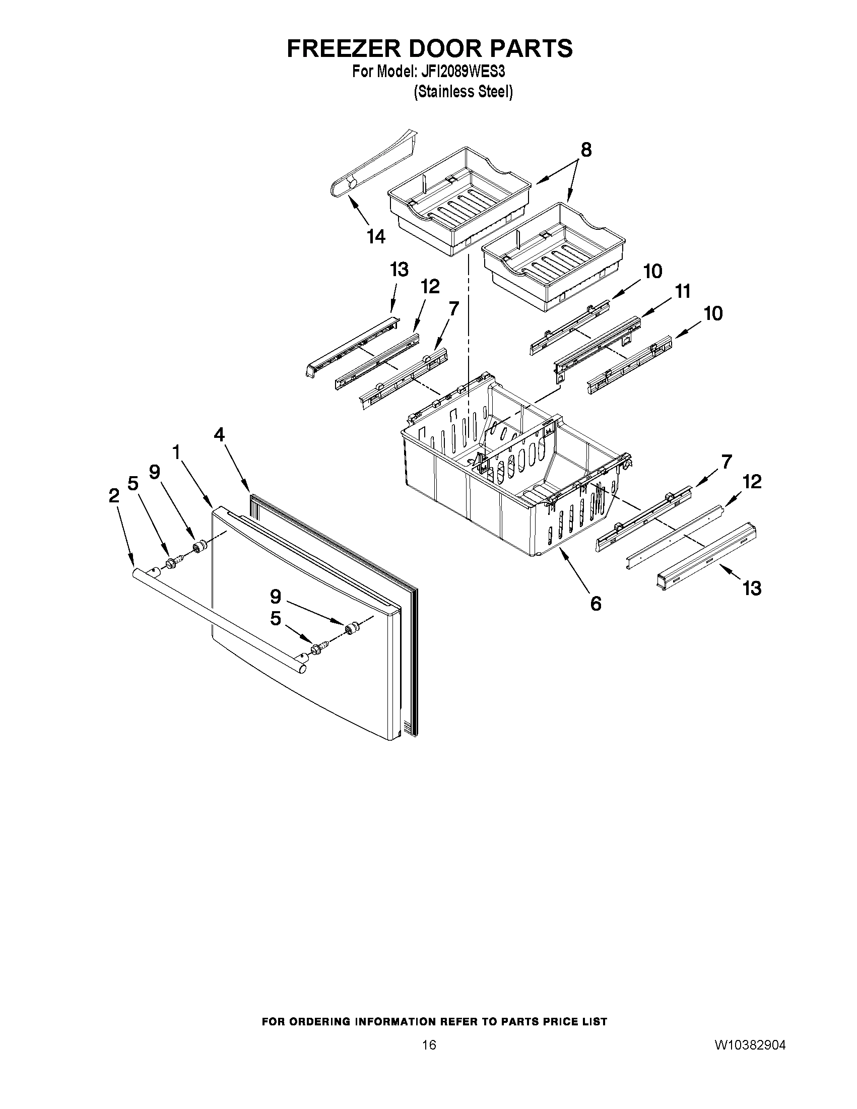 09 - FREEZER DOOR PARTS