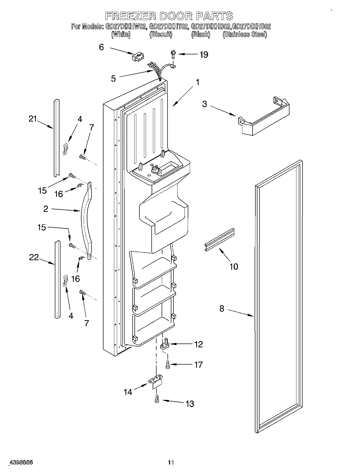 07 - FREEZER DOOR