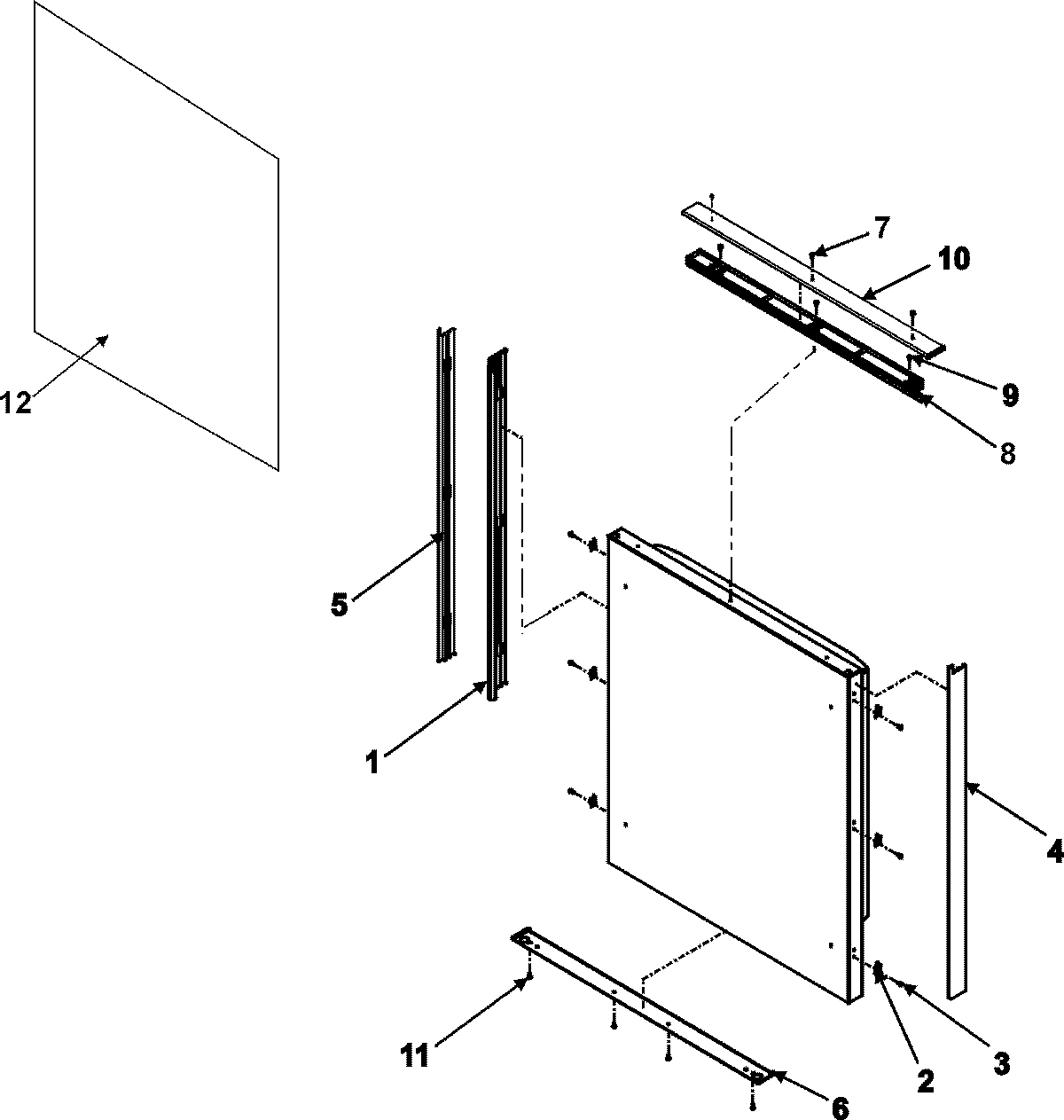 09 - REFRIGERATOR DOOR HANDLE & TRIM