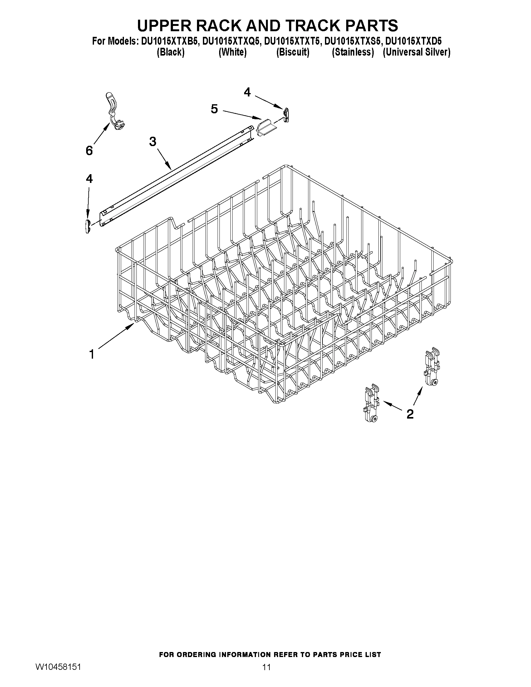 09 - UPPER RACK AND TRACK PARTS