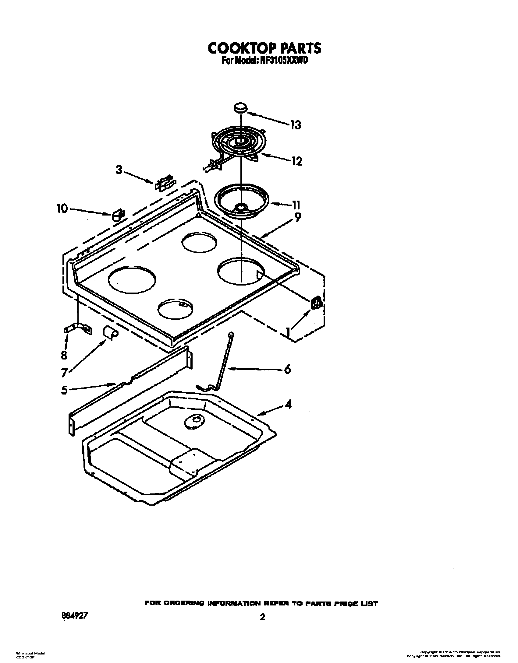 02 - COOKTOP, LIT/OPTIONAL