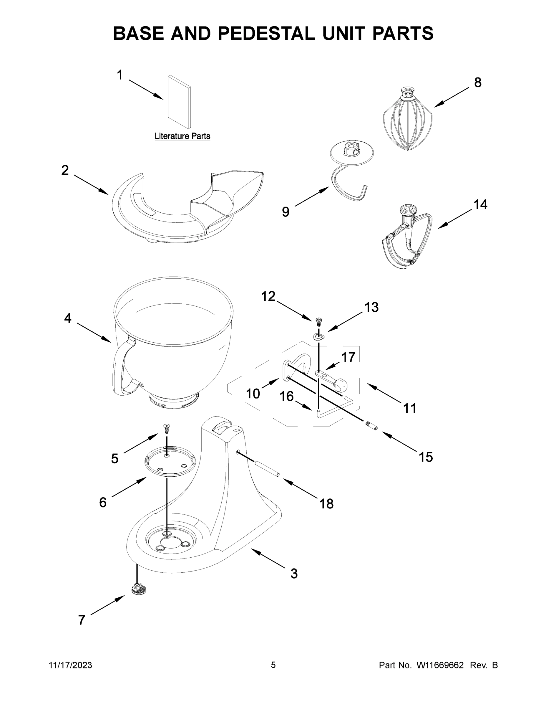 03 - BASE AND PEDESTAL UNIT PARTS