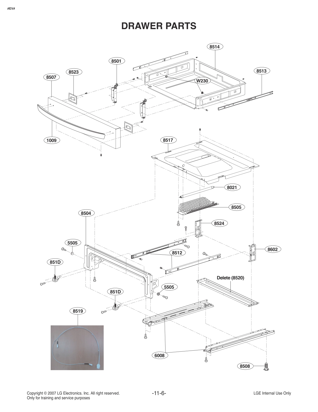 DRAWER PARTS