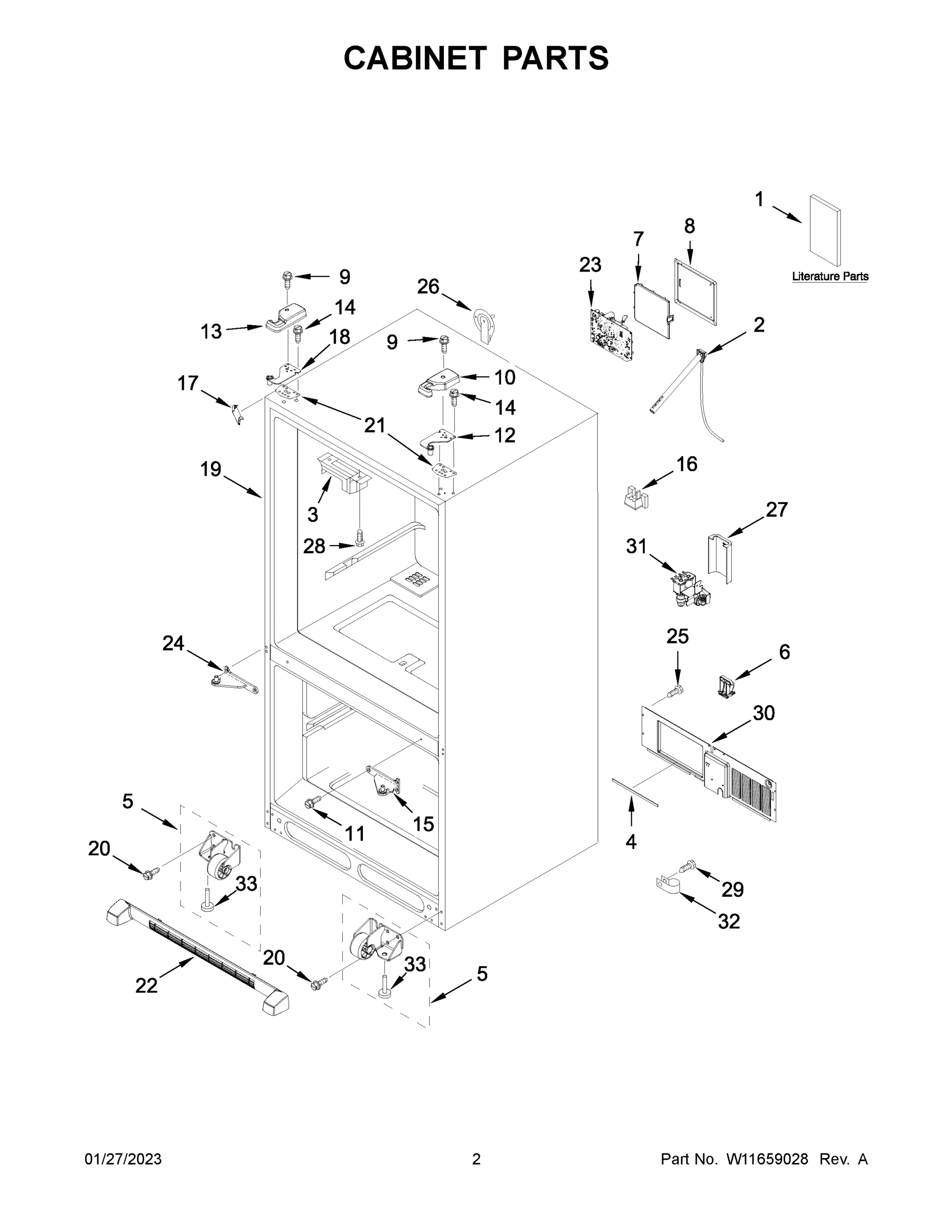 02 - CABINET PARTS