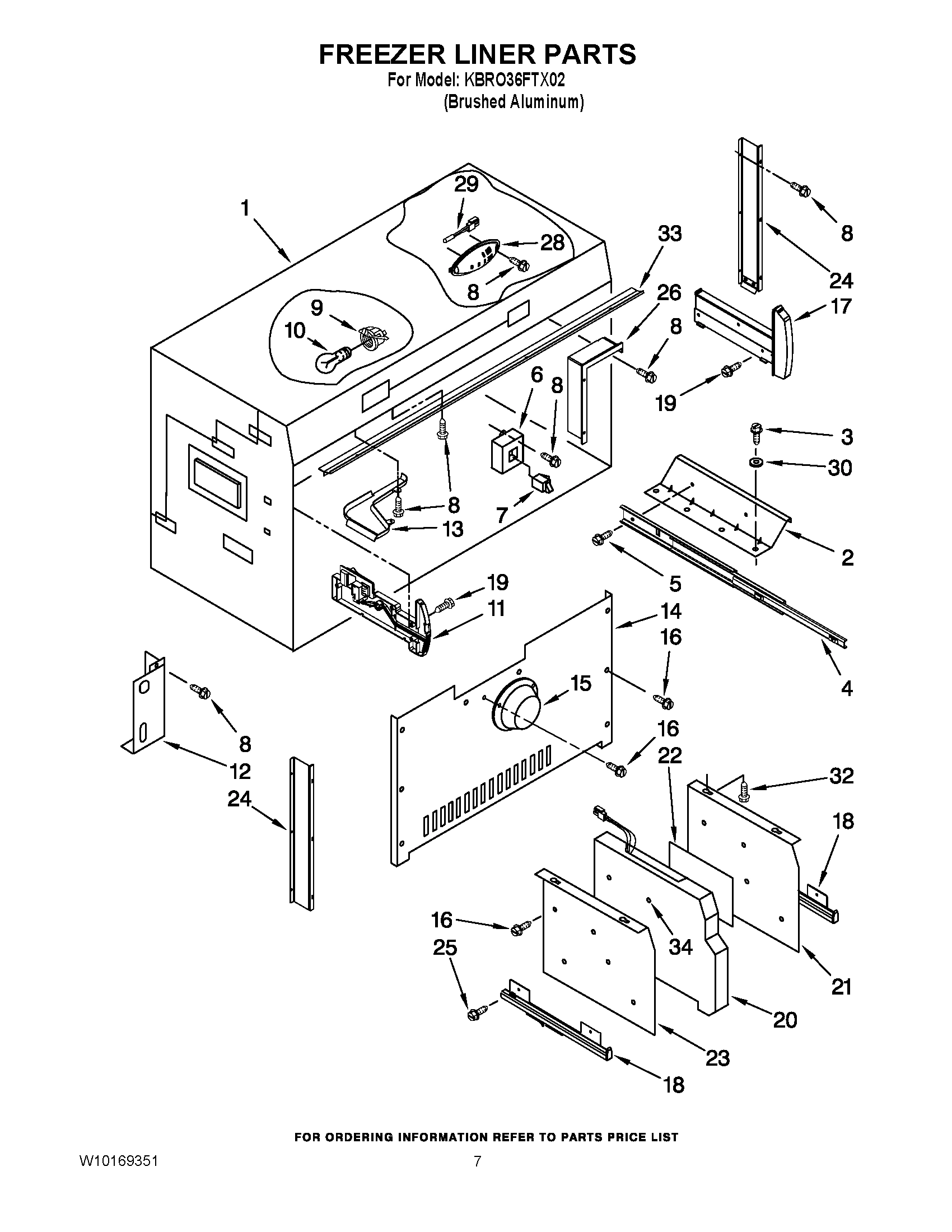 05 - FREEZER LINER PARTS