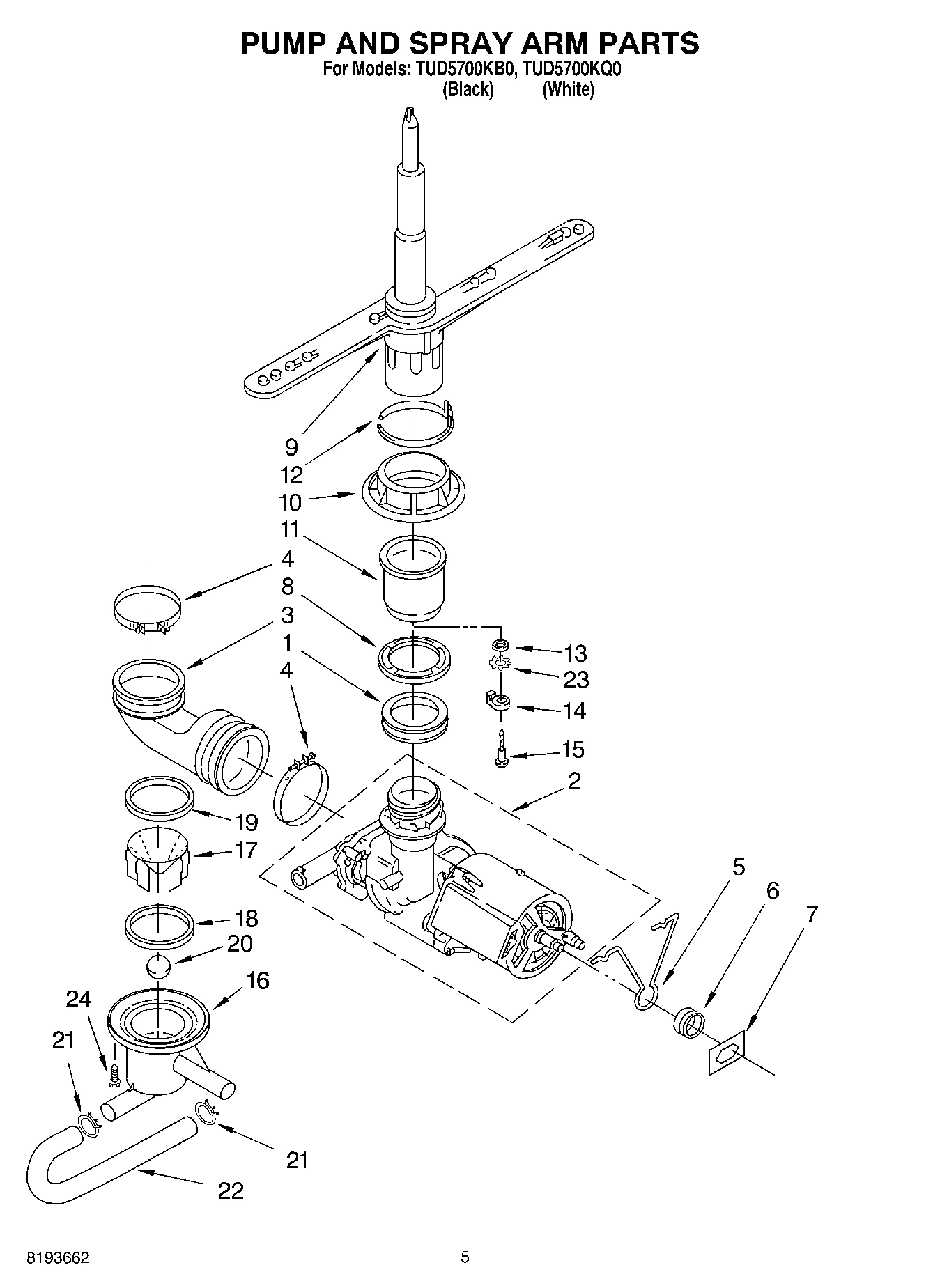 04 - PUMP AND SPRAY ARM