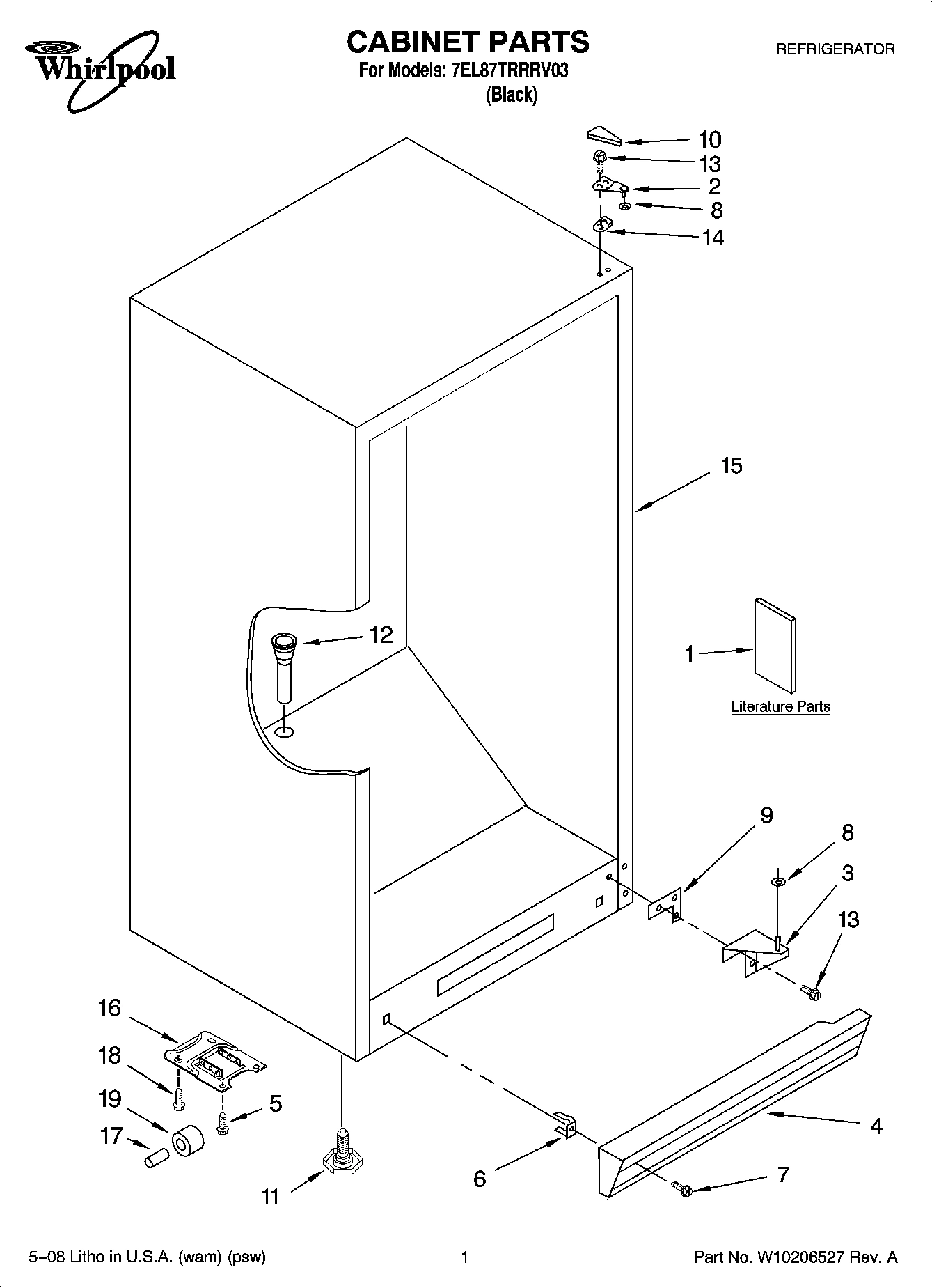 01 - CABINET PARTS
