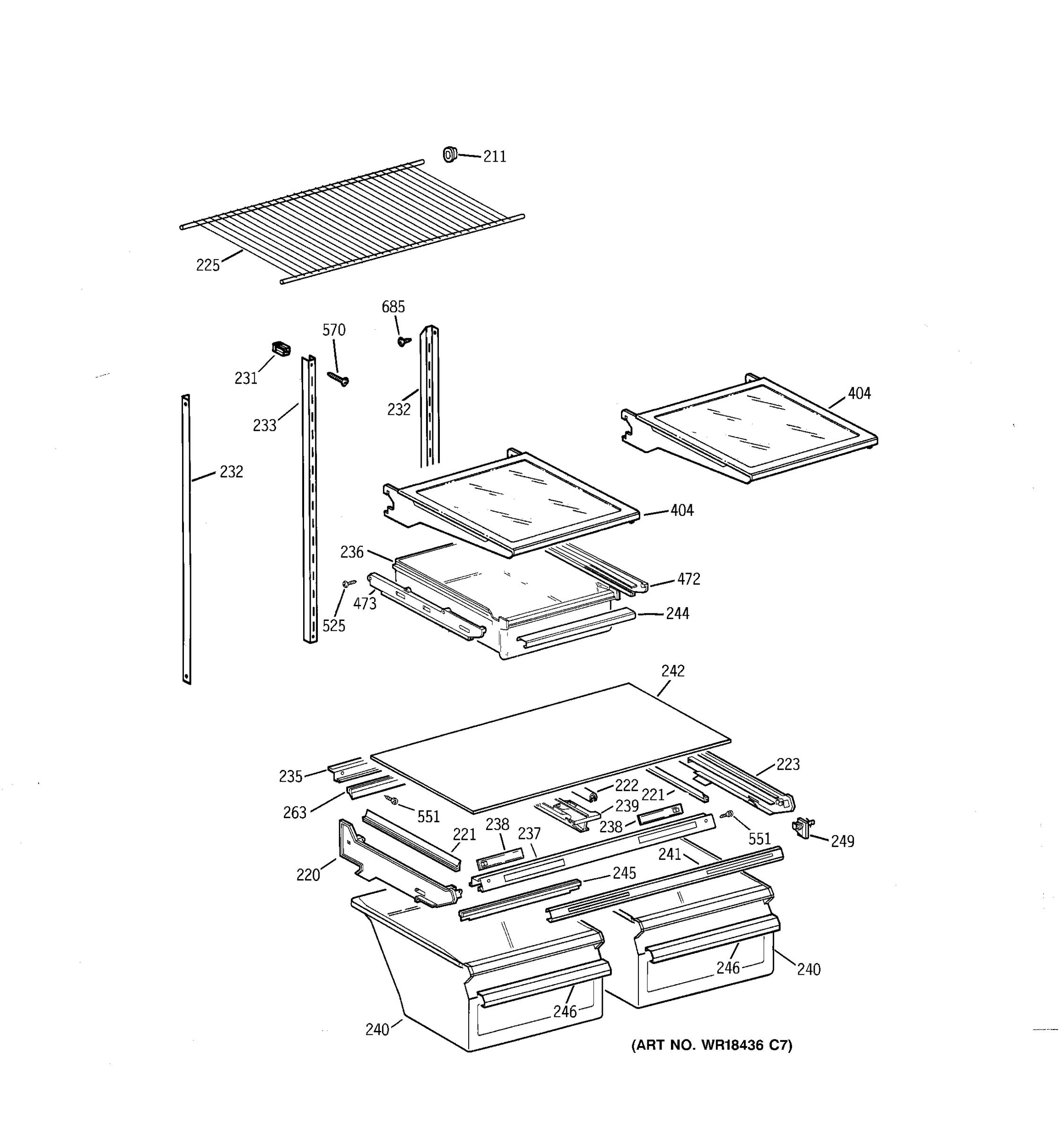 SHELF PARTS