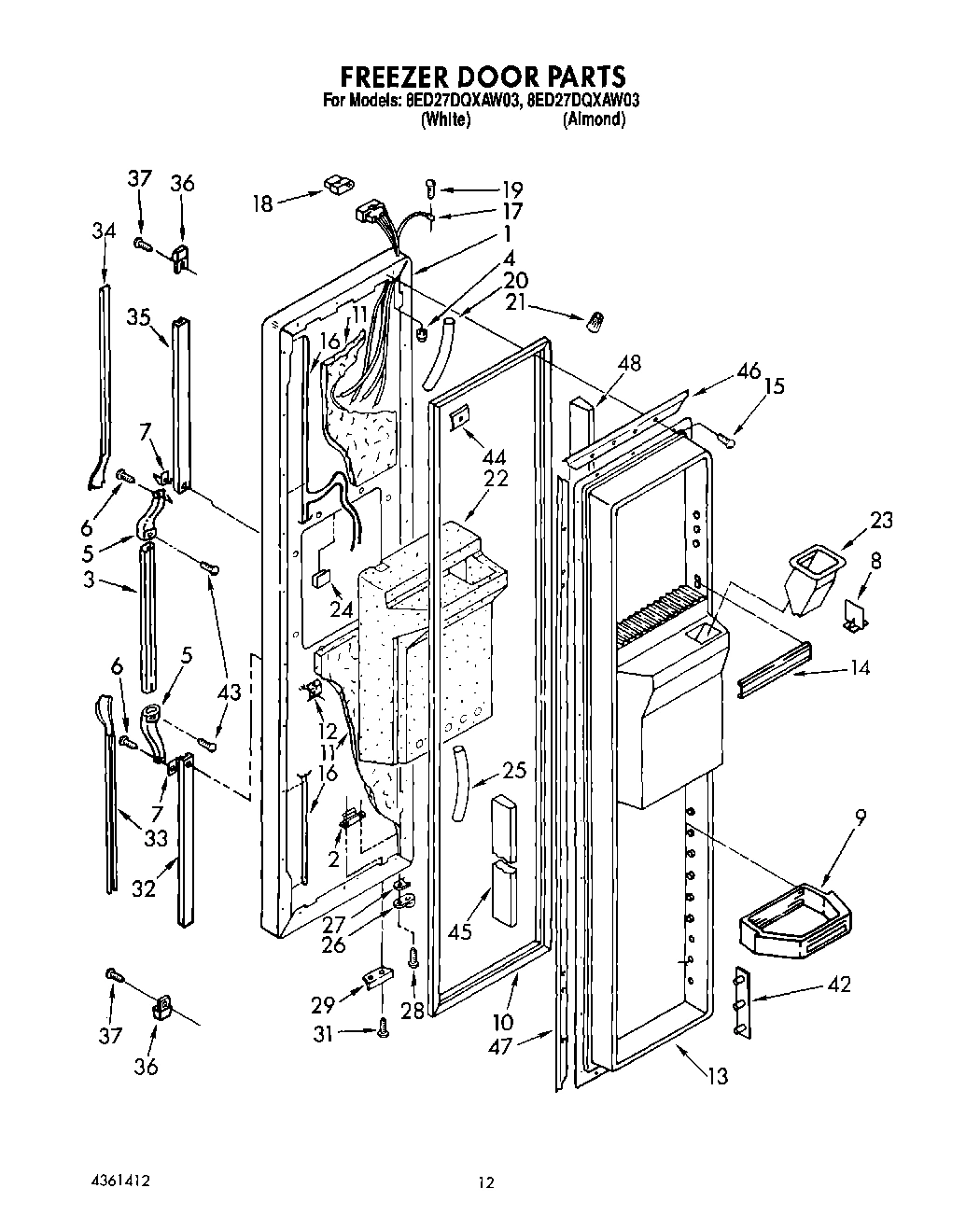 08 - FREEZER DOOR
