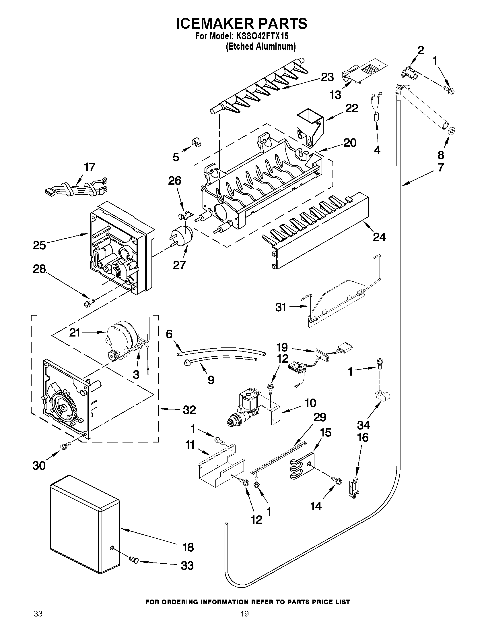 12 - ICEMAKER PARTS