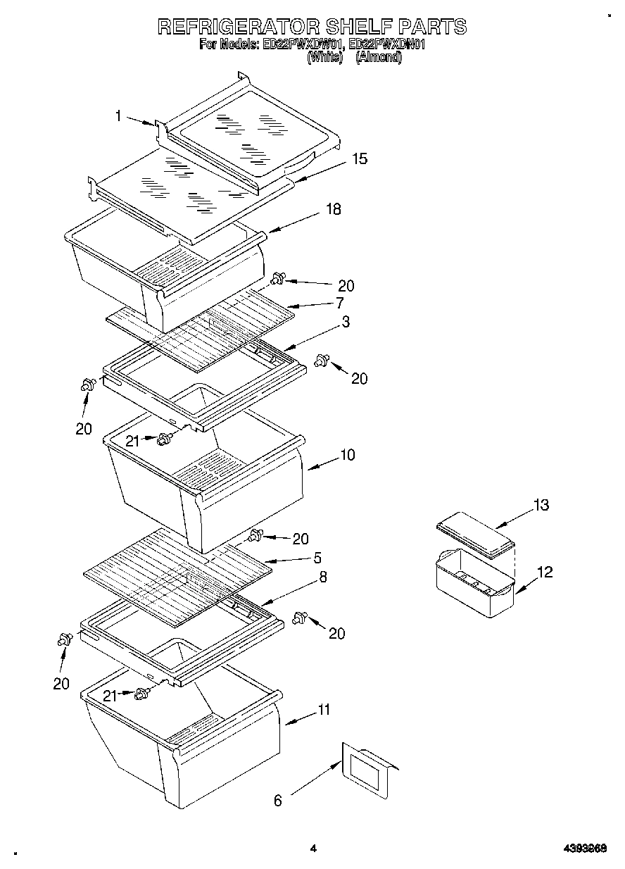03 - REFRIGERATOR SHELF
