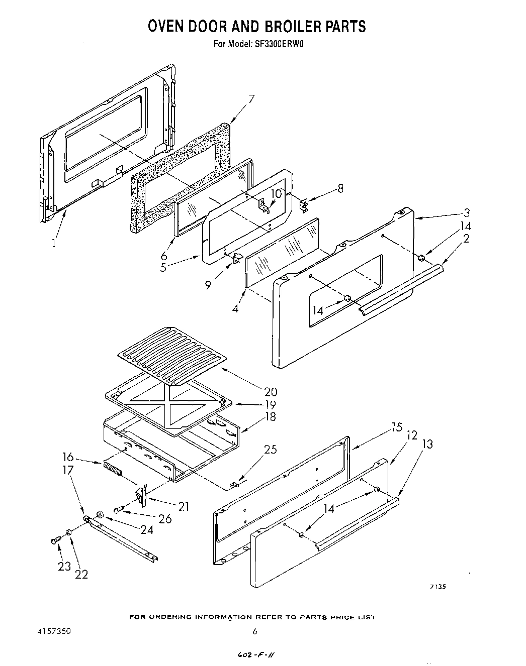 05 - OVEN DOOR AND BROILER