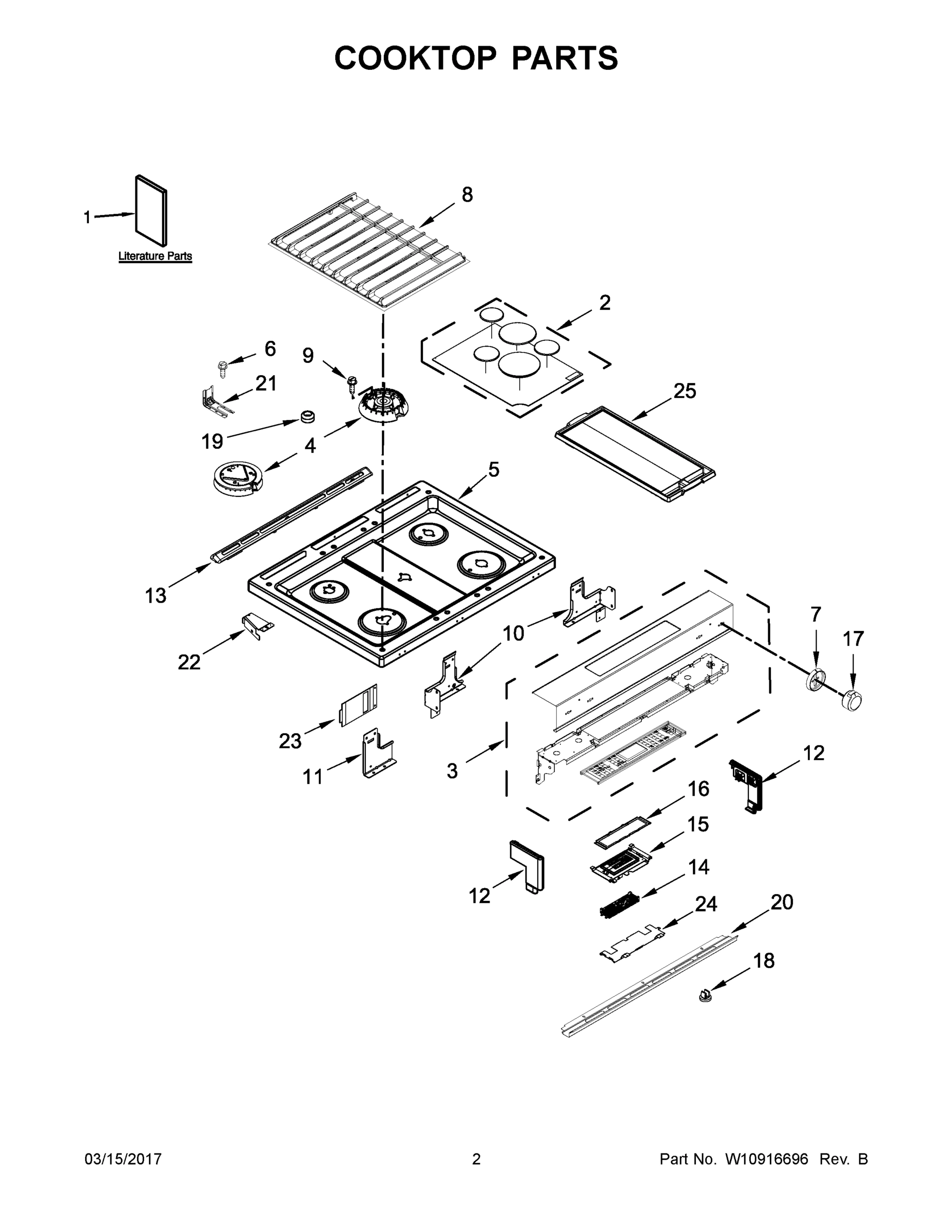 02 - COOKTOP PARTS