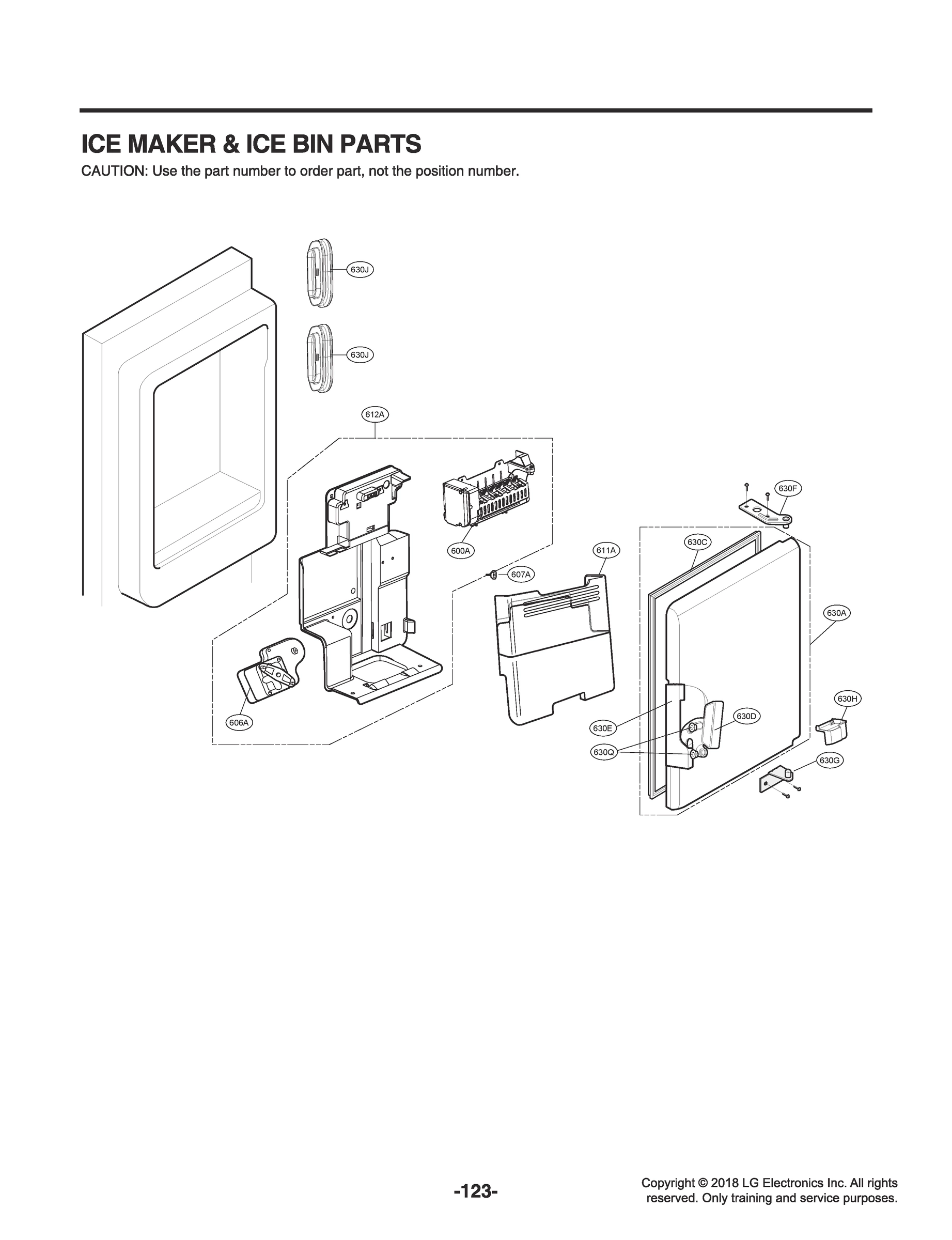 ICE MAKER & ICE BIN PARTS