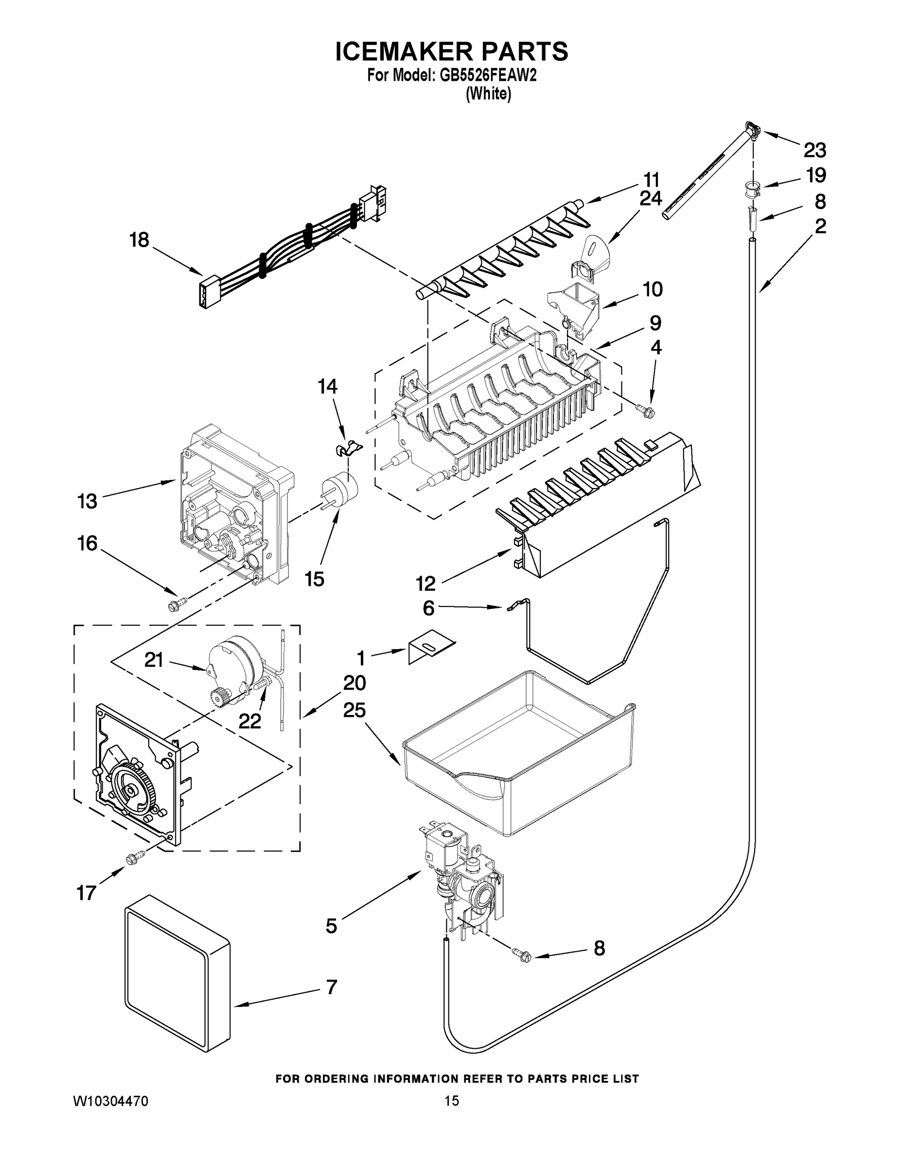08 - ICEMAKER PARTS