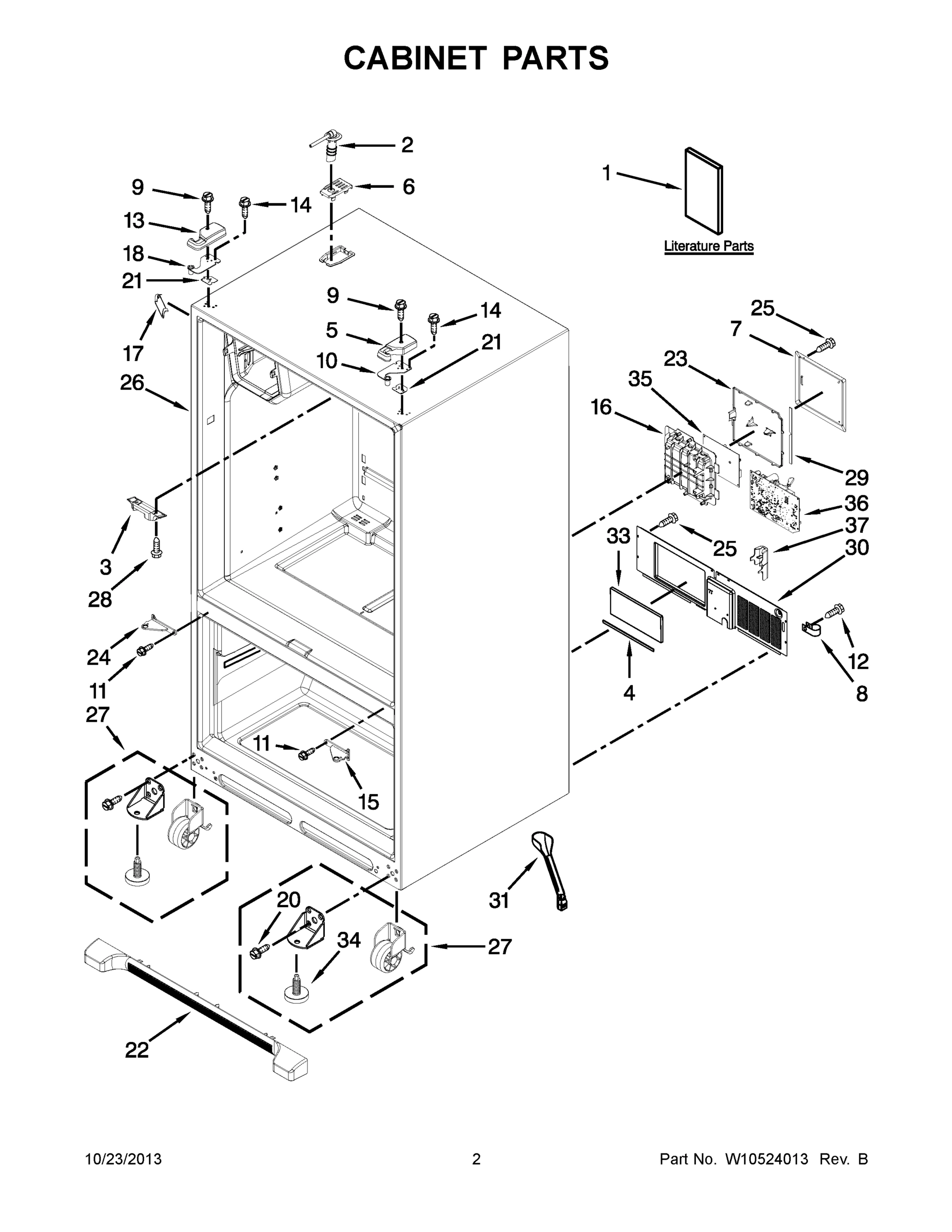 02 - CABINET PARTS