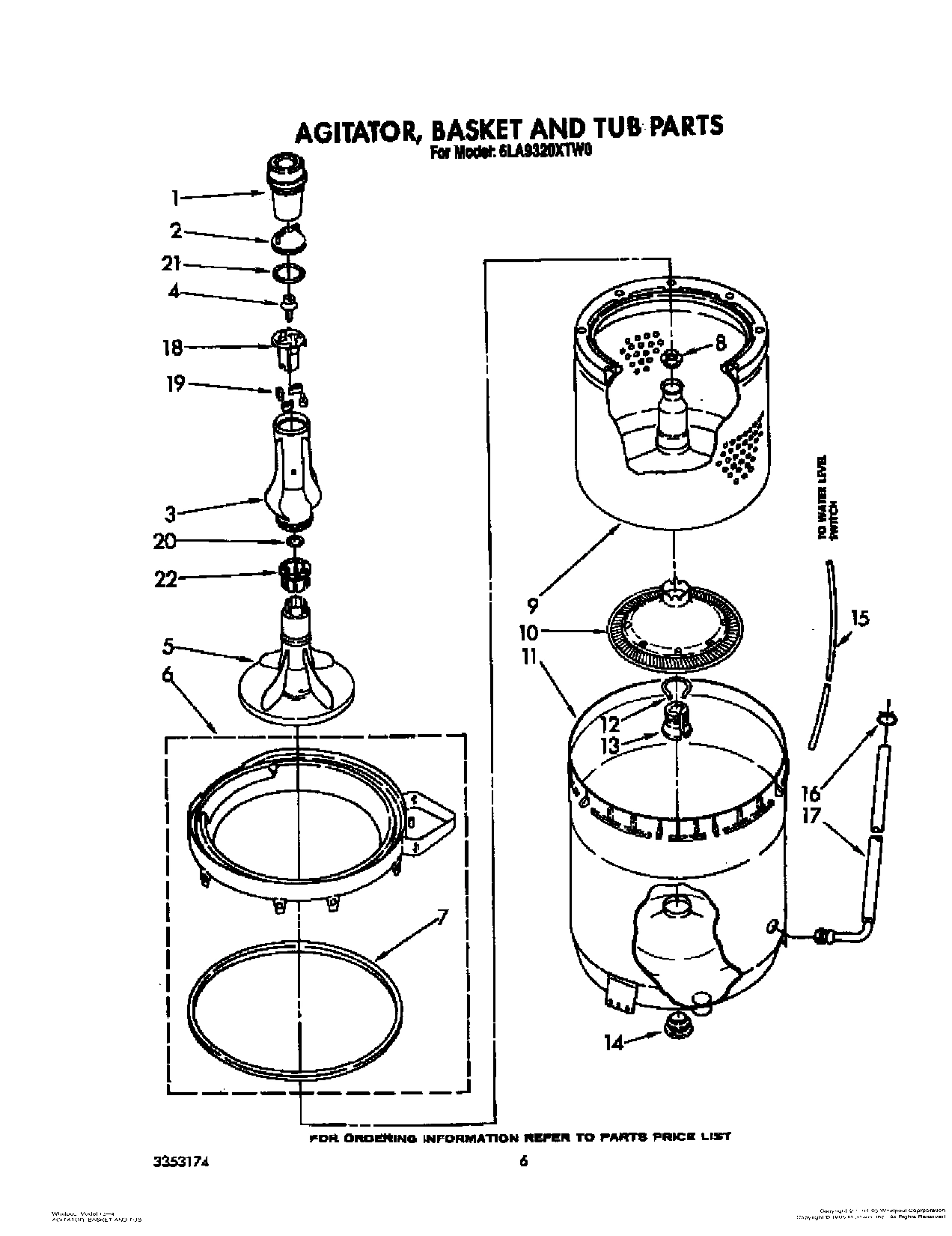 04 - AGITATOR, BASKET AND TUB