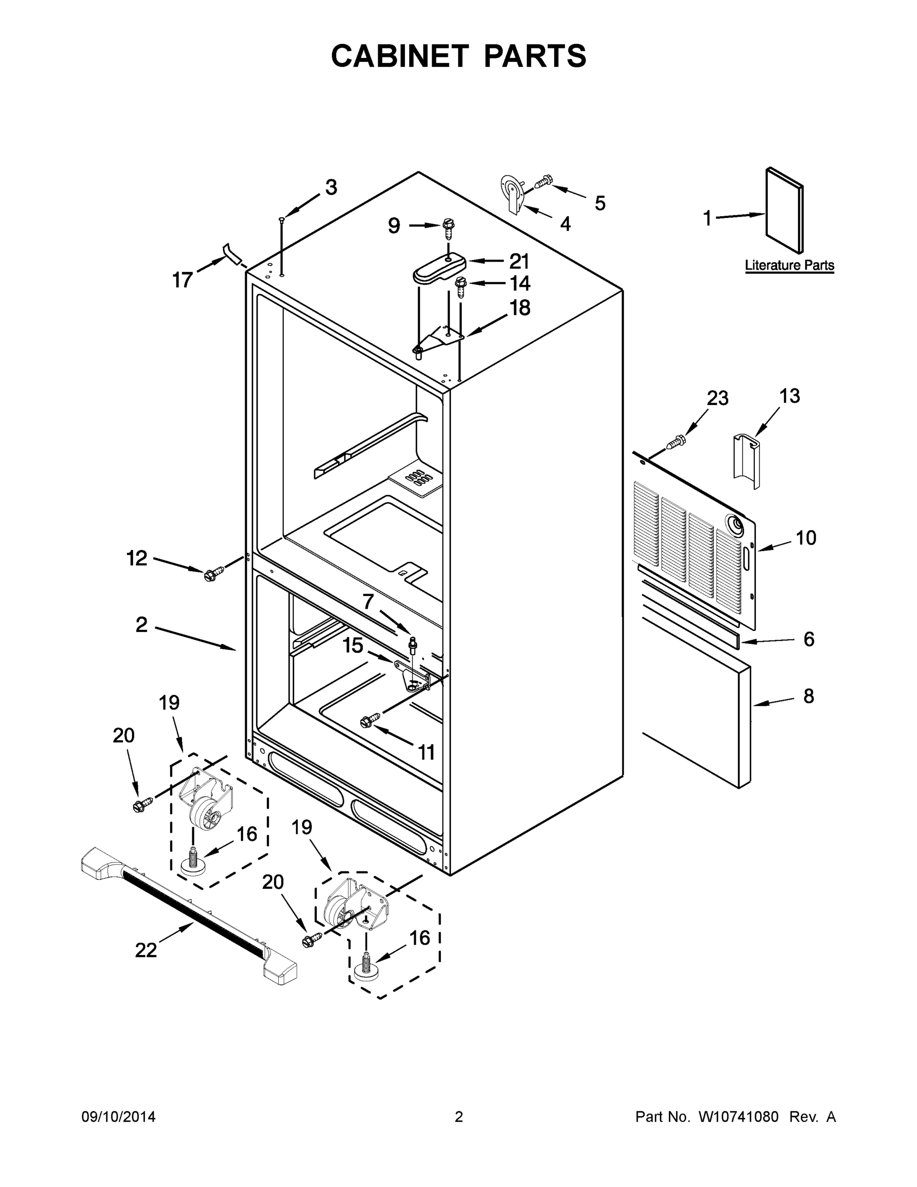 02 - CABINET PARTS