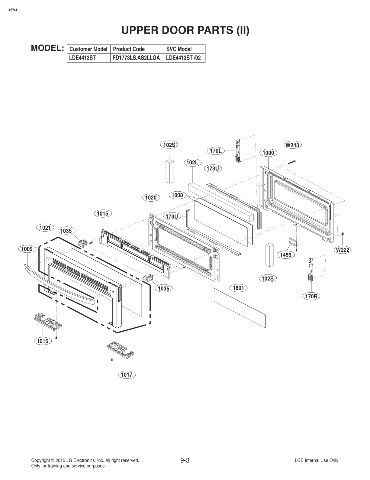 UPPER DOOR PARTS