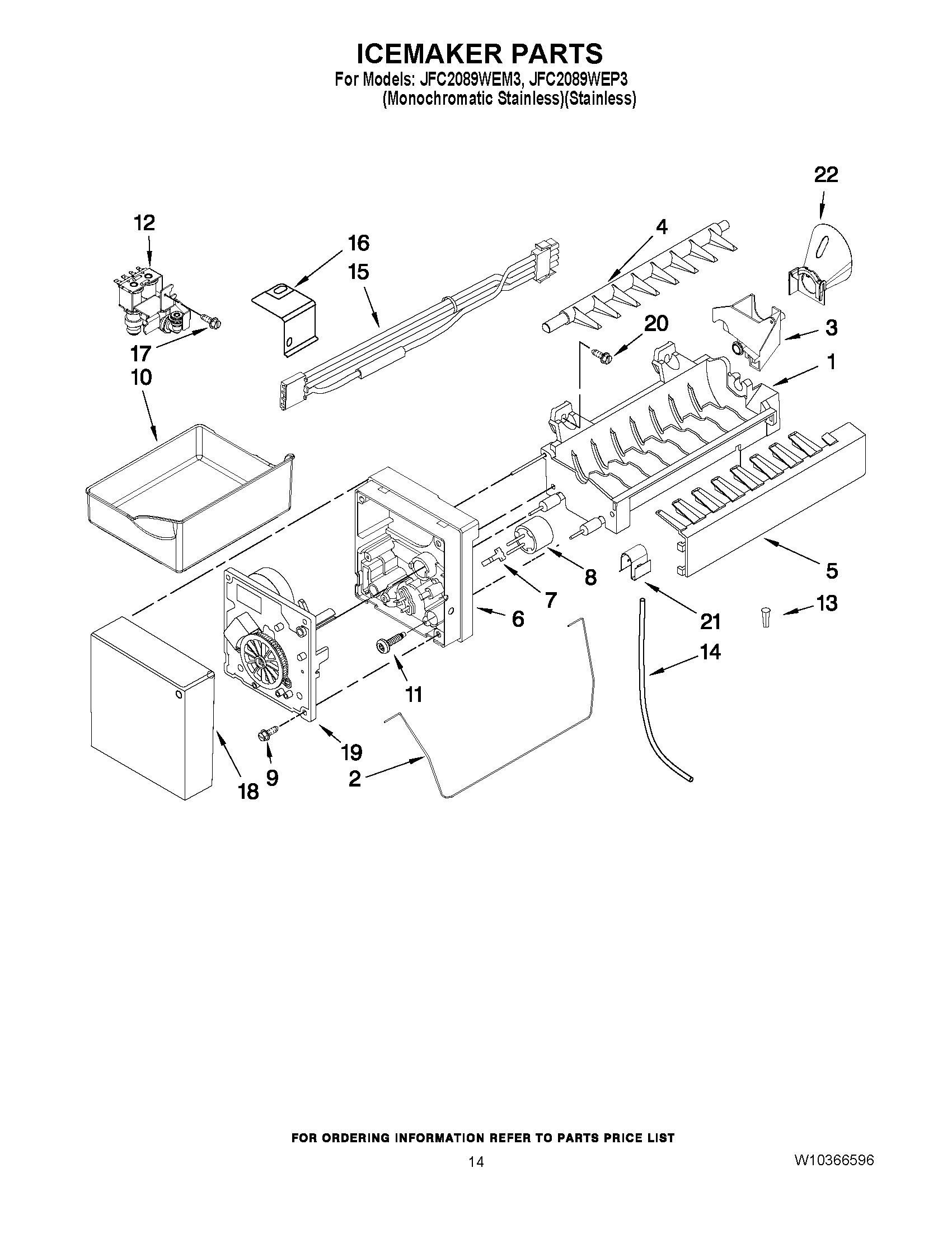 08 - ICEMAKER PARTS