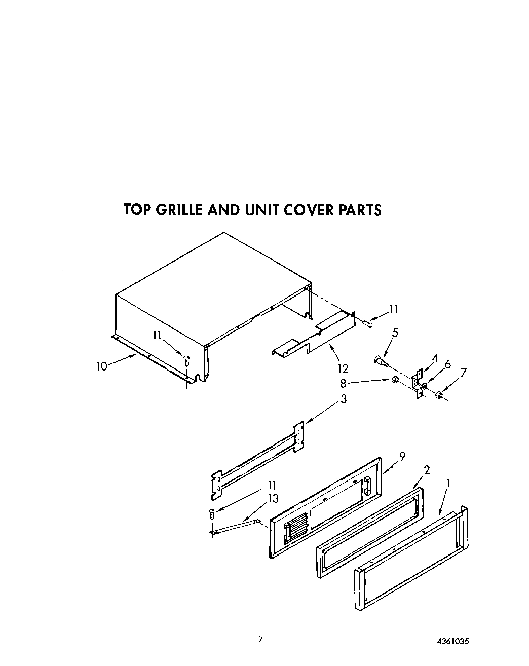 06 - TOP GRILLE AND UNIT COVER