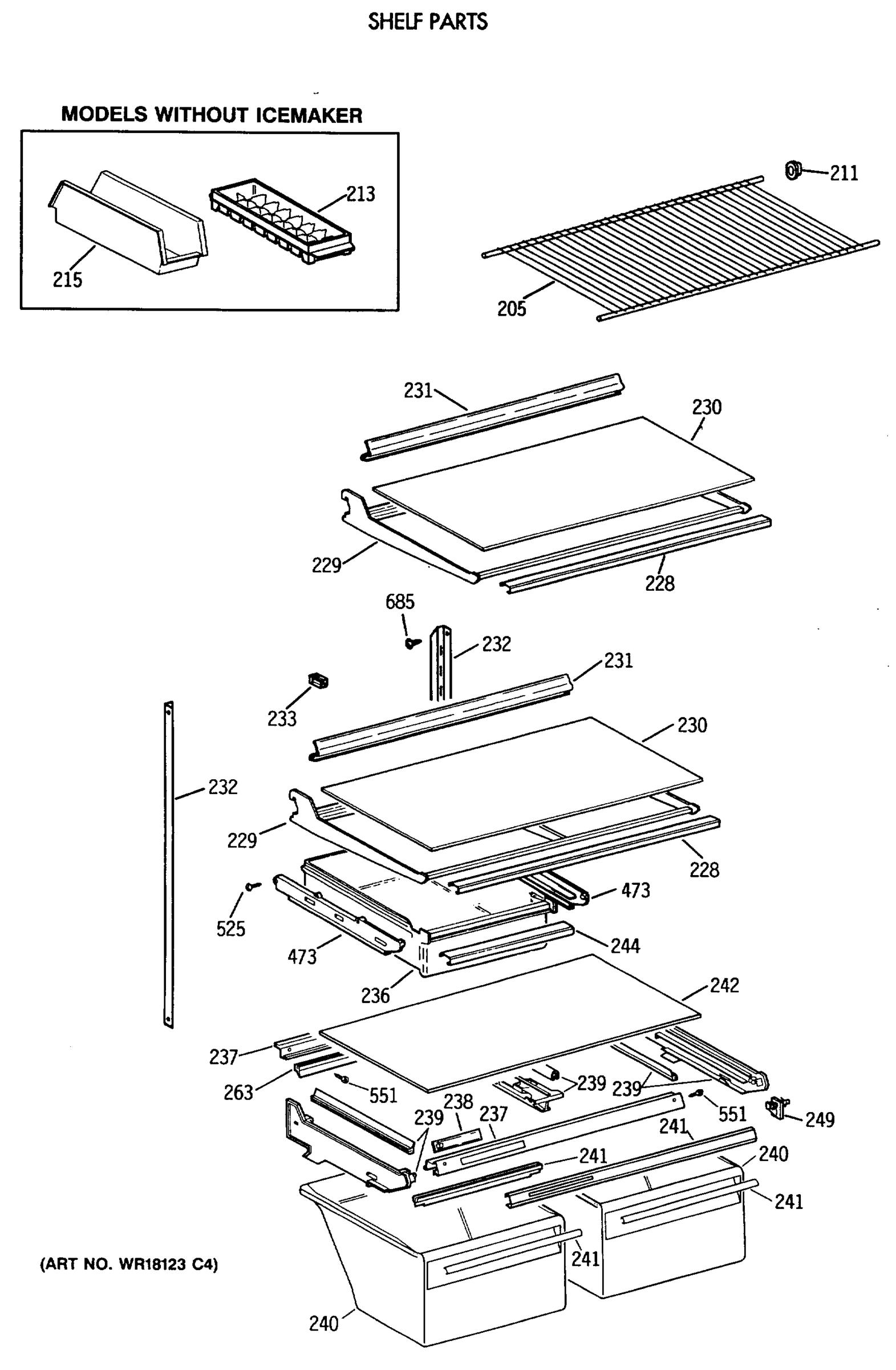 SHELF PARTS