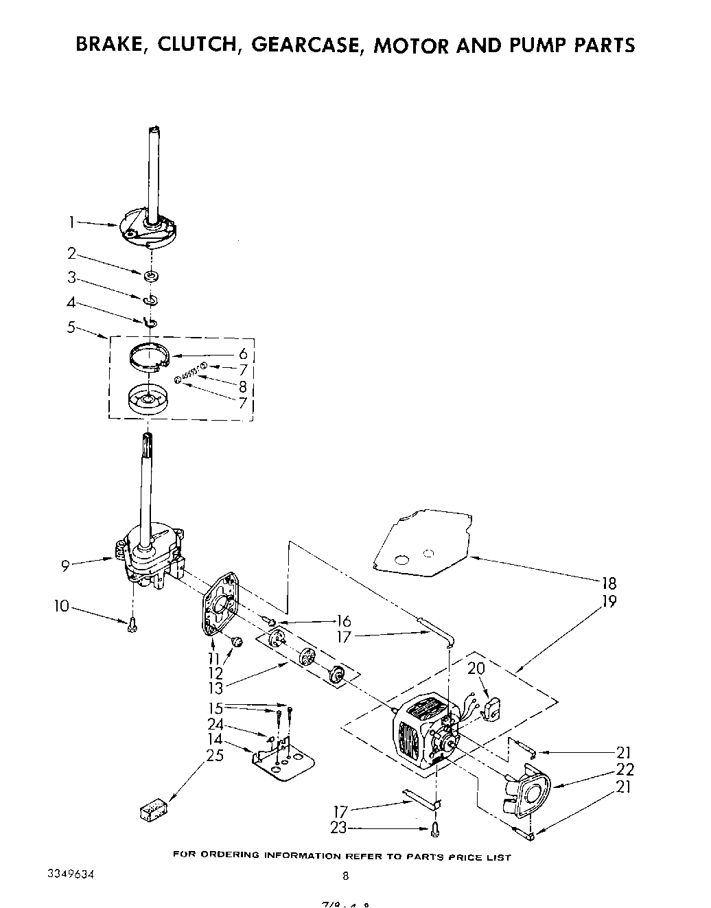 06 - BRAKE, CLUTCH, GEARCASE, MOTOR AND PUMP