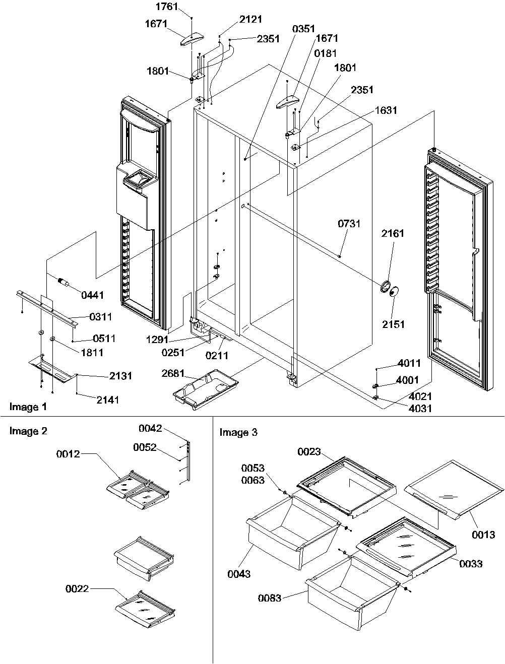 12 - Refrigerator/Freezer Lights and Hinges