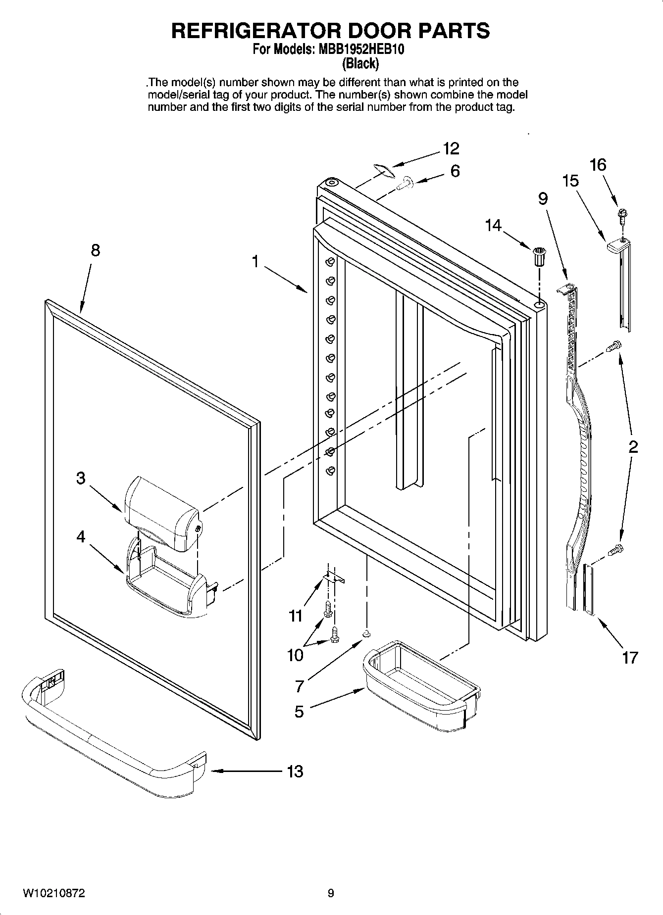 05 - REFRIGERATOR DOOR PARTS