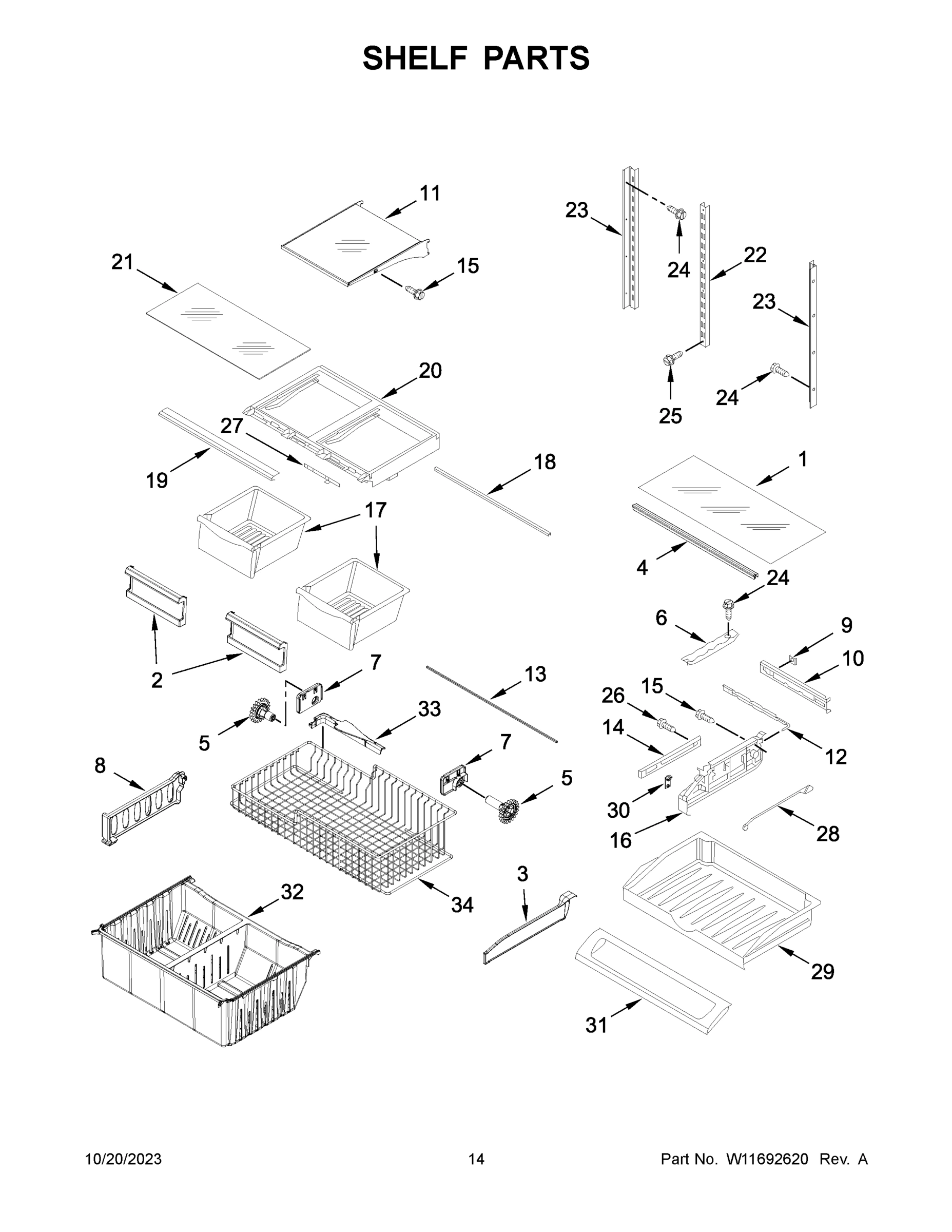 08 - SHELF PARTS