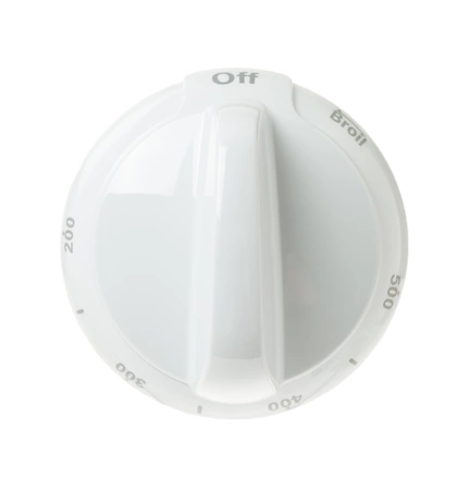 WB03X31035 GE Range White Thermostat Knob