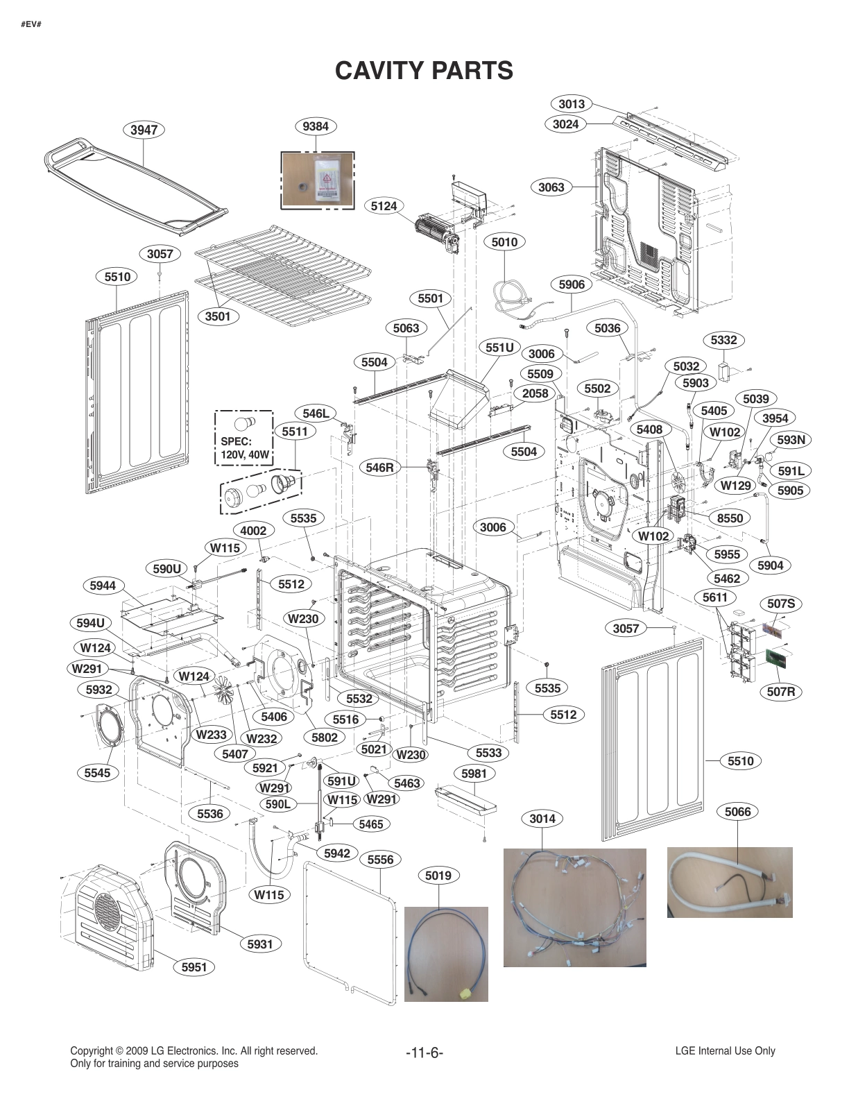 CAVITY PARTS
