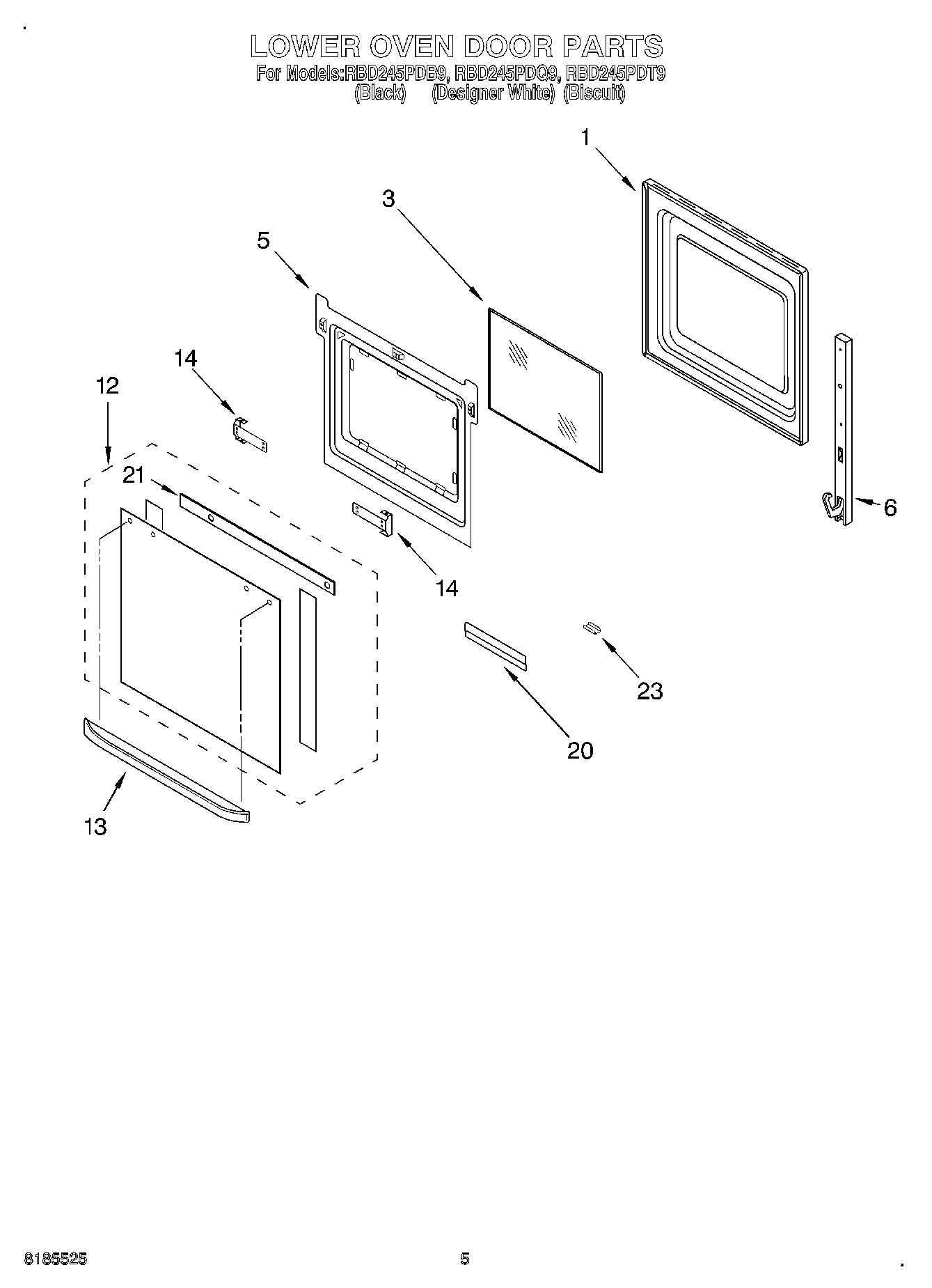03 - LOWER OVEN DOOR