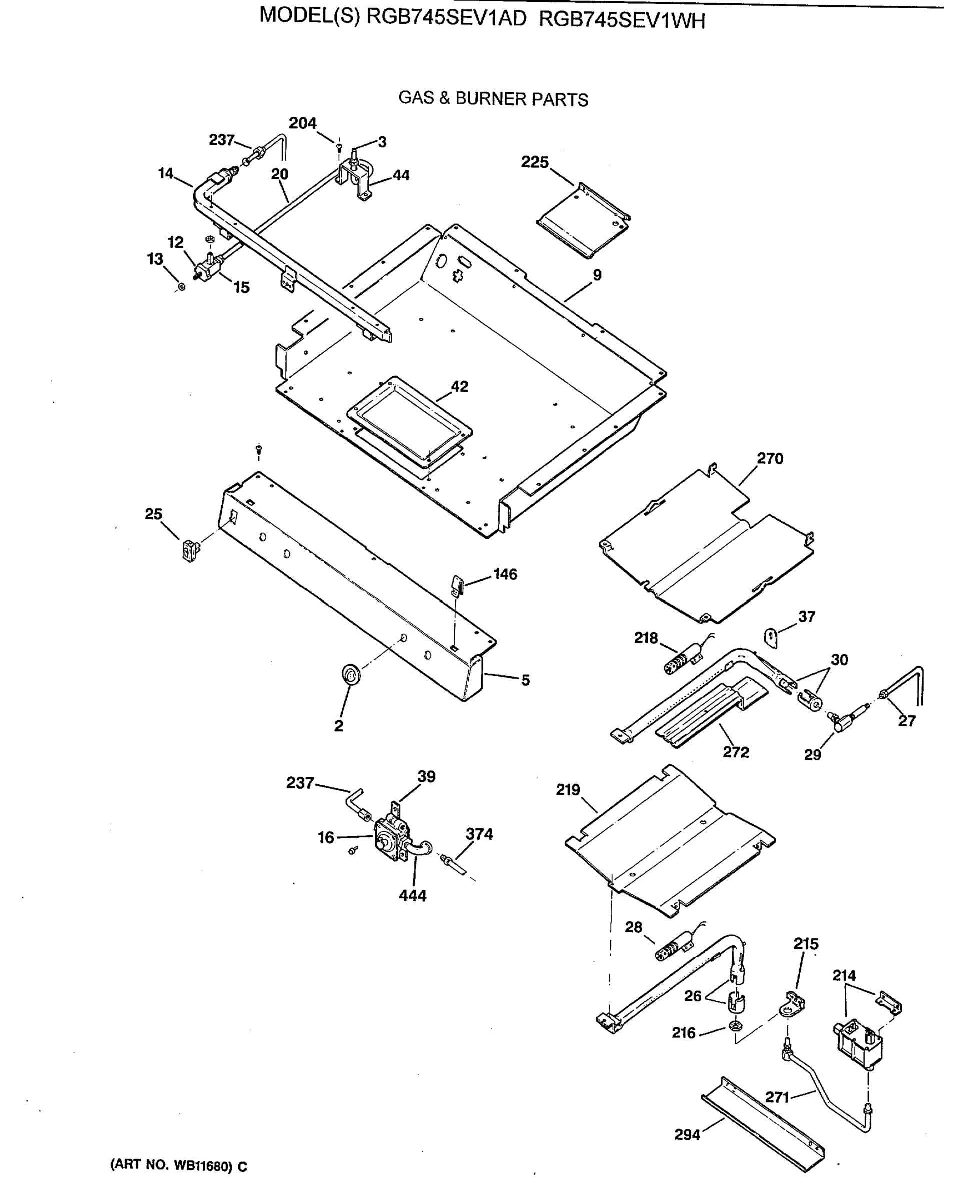 GAS & BURNER PARTS