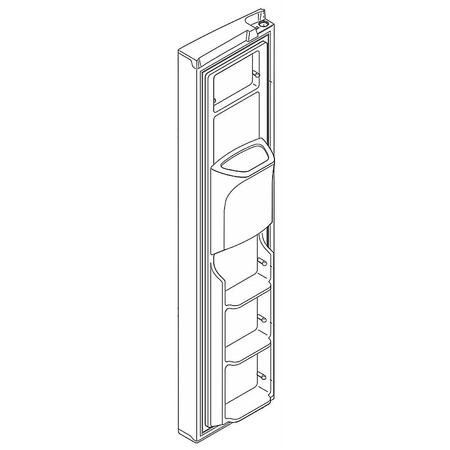 807460022 Frigidaire Refrigerator Freezer Doo