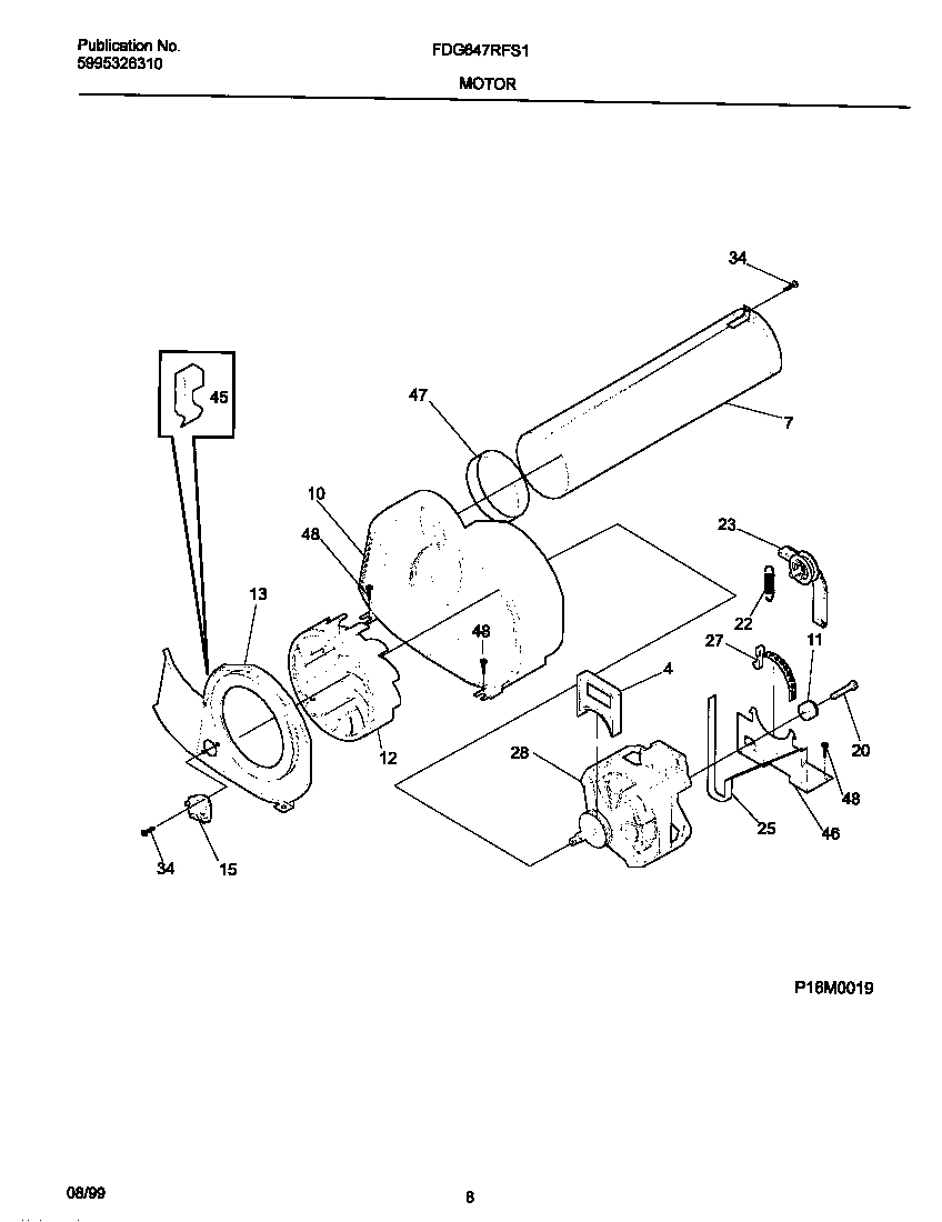 05 - P16M0019 MOTOR,BLOWER