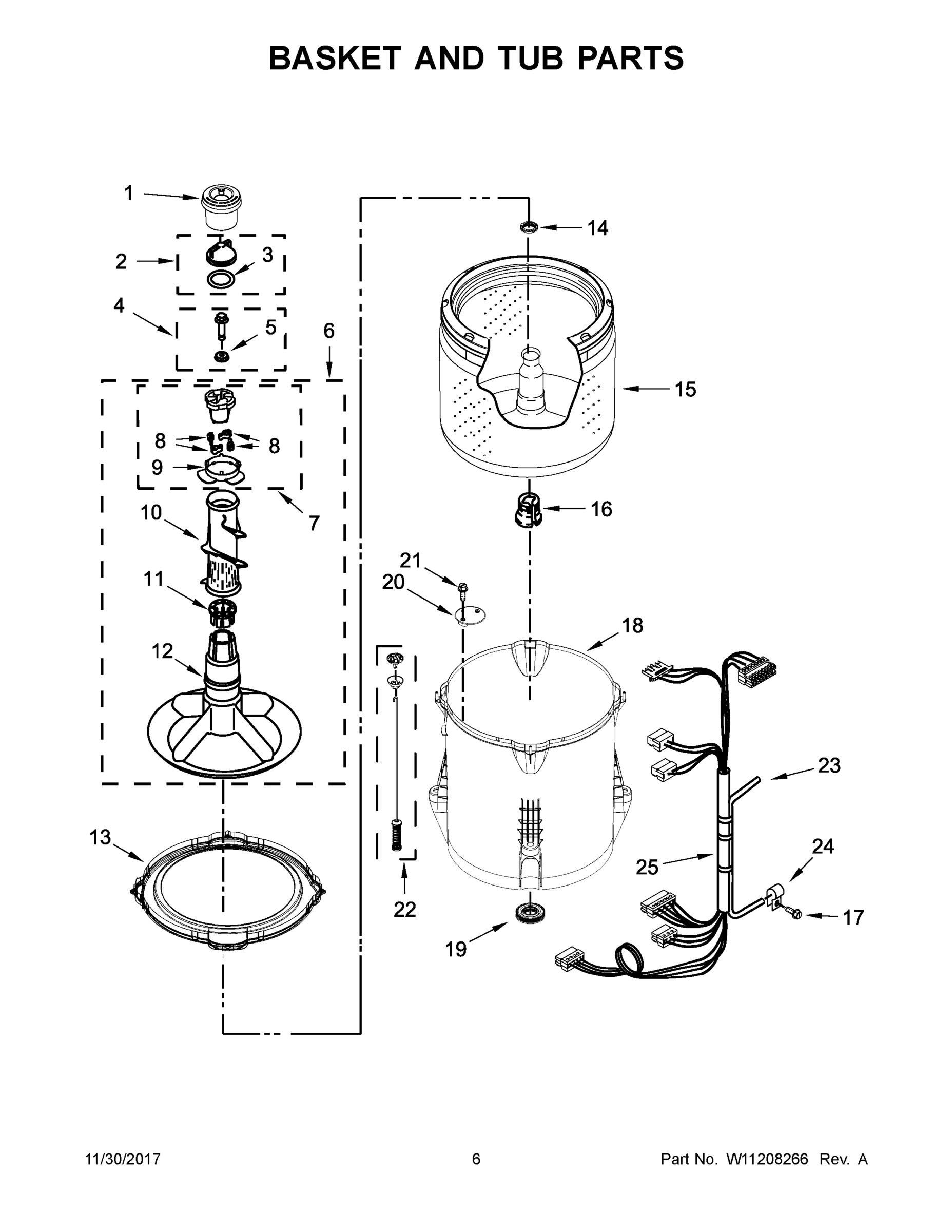 04 - BASKET AND TUB PARTS