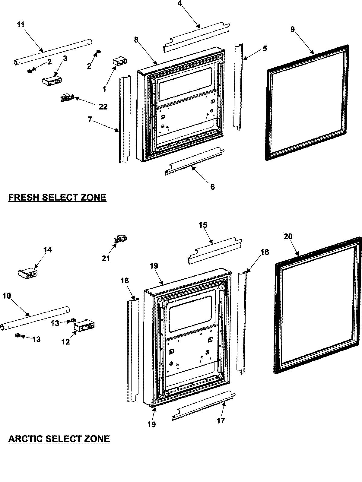 02 - ARCTIC/FRESH/SELECT ZONE DOORS