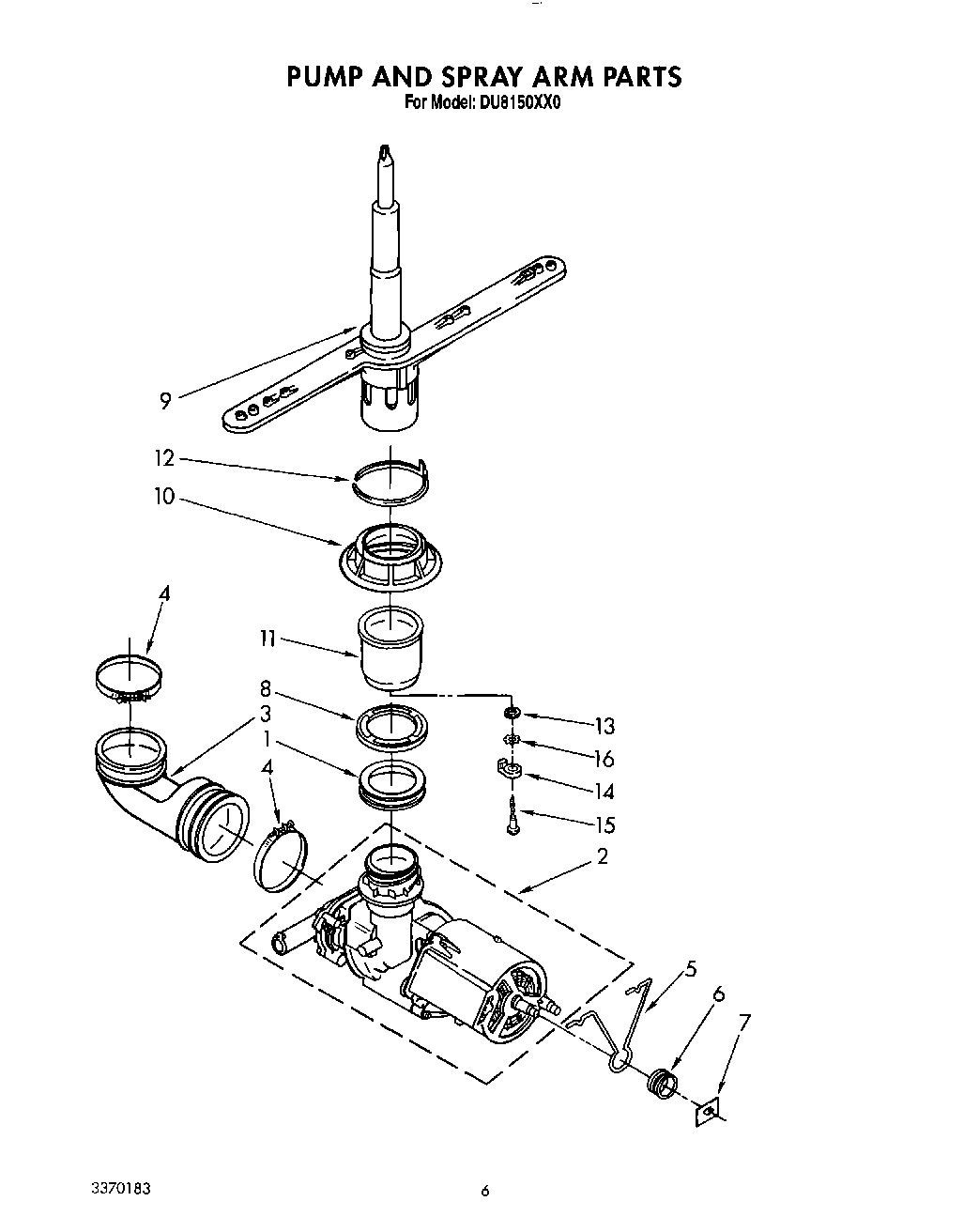05 - PUMP AND SPRAY ARM