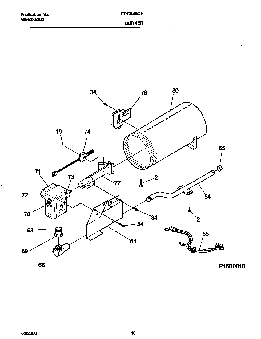 06 - P16B0010 BURNER,VALVE