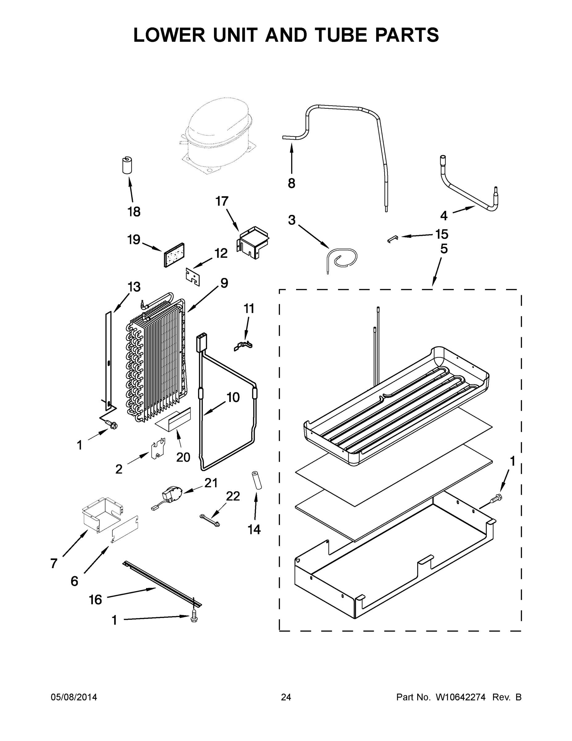 13 - LOWER UNIT AND TUBE PARTS